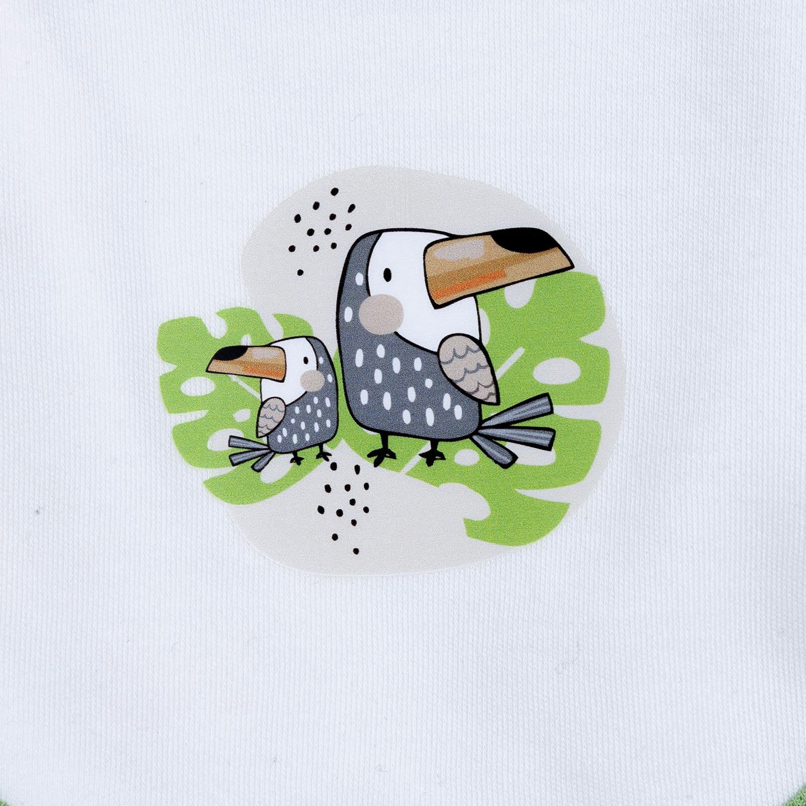 Baskılı Penye Mama Önlük 3'lü - Orman Dostları