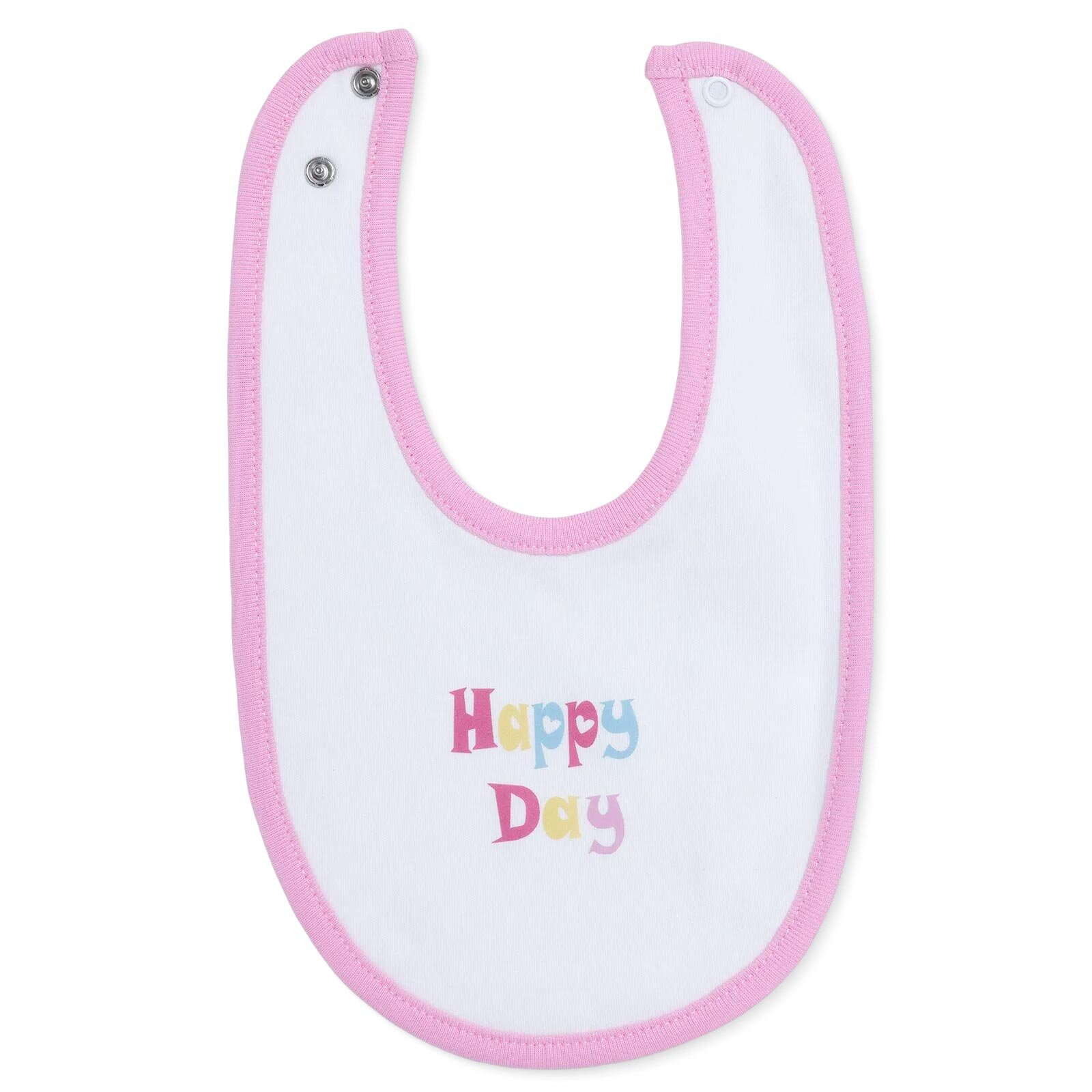 Baskılı Penye Mama Önlük 5'li - Happy Day
