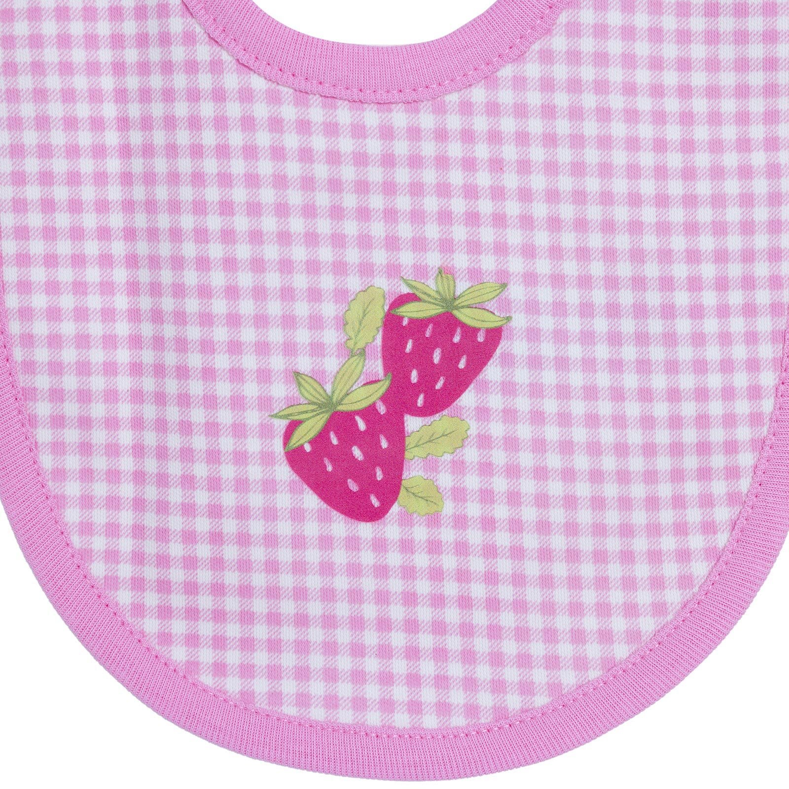 Baskılı Penye Mama Önlük - Çilek