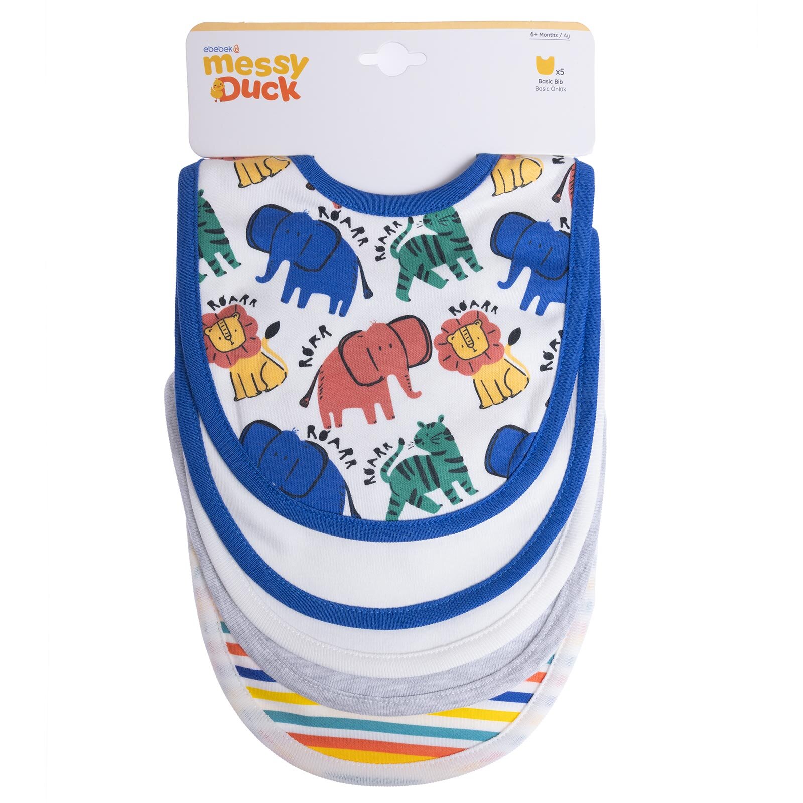 Baskılı Penye Önlük 5'li - Safari