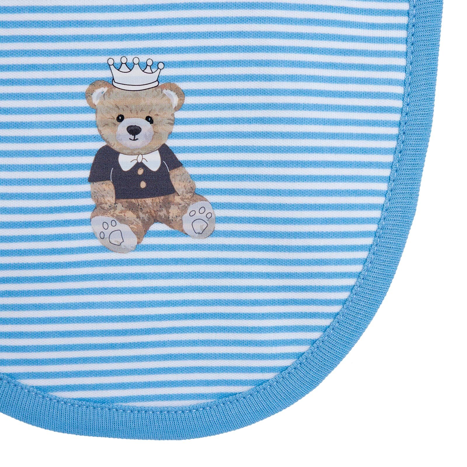 Baskılı Penye Mama Önlük - Kral Ayı