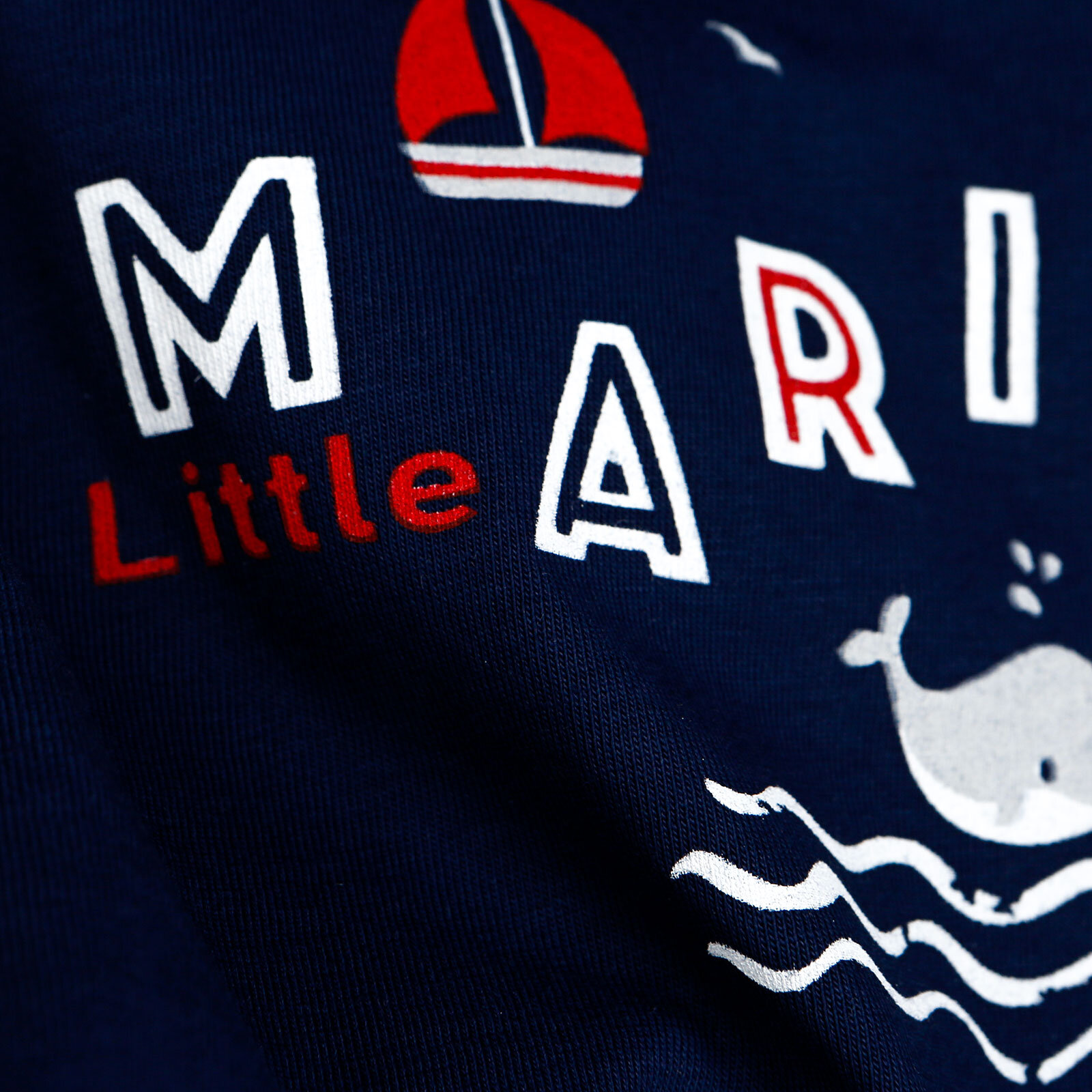 Little Marine Tshirt-Şort Erkek Bebek