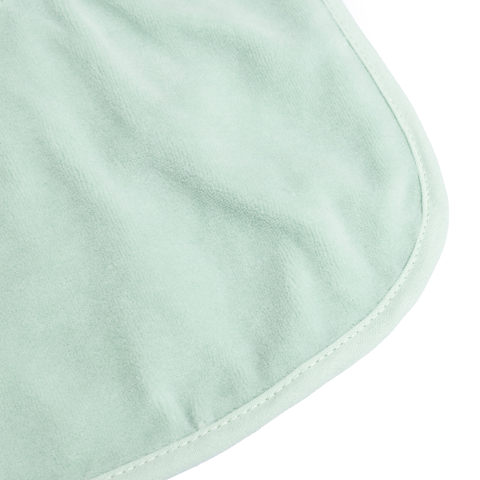 Bebek Eğlenceli Baskılı Desenli Kadife Önlük Yeşil