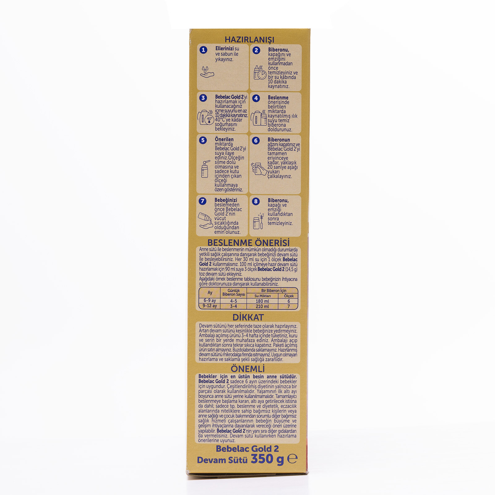 2 Devam Sütü 350 gr 6-12 Ay