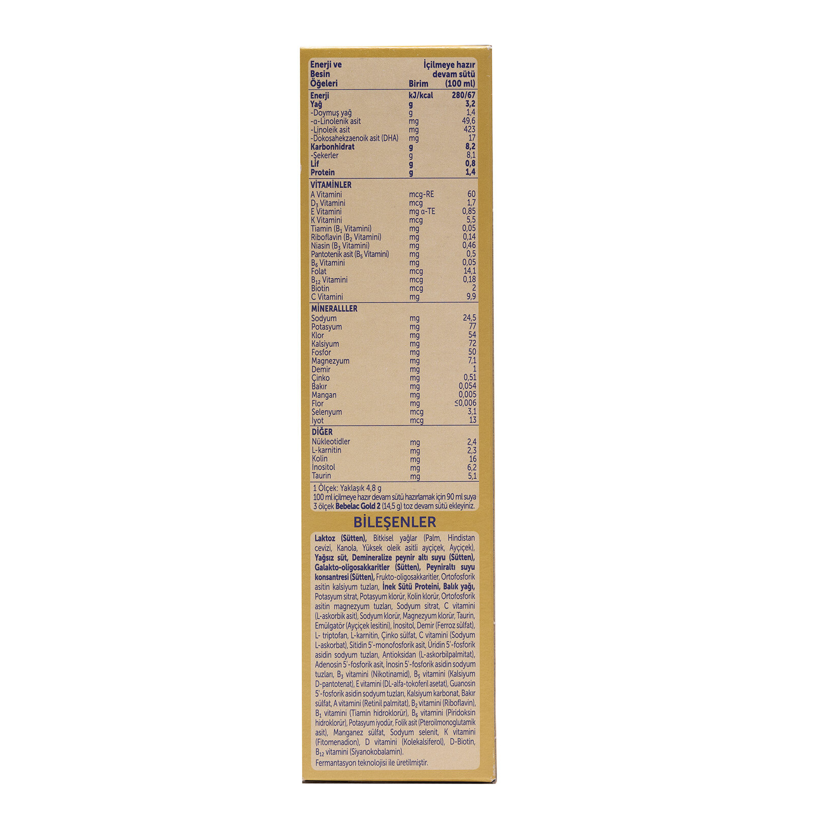 2 Devam Sütü 350 gr 6-12 Ay