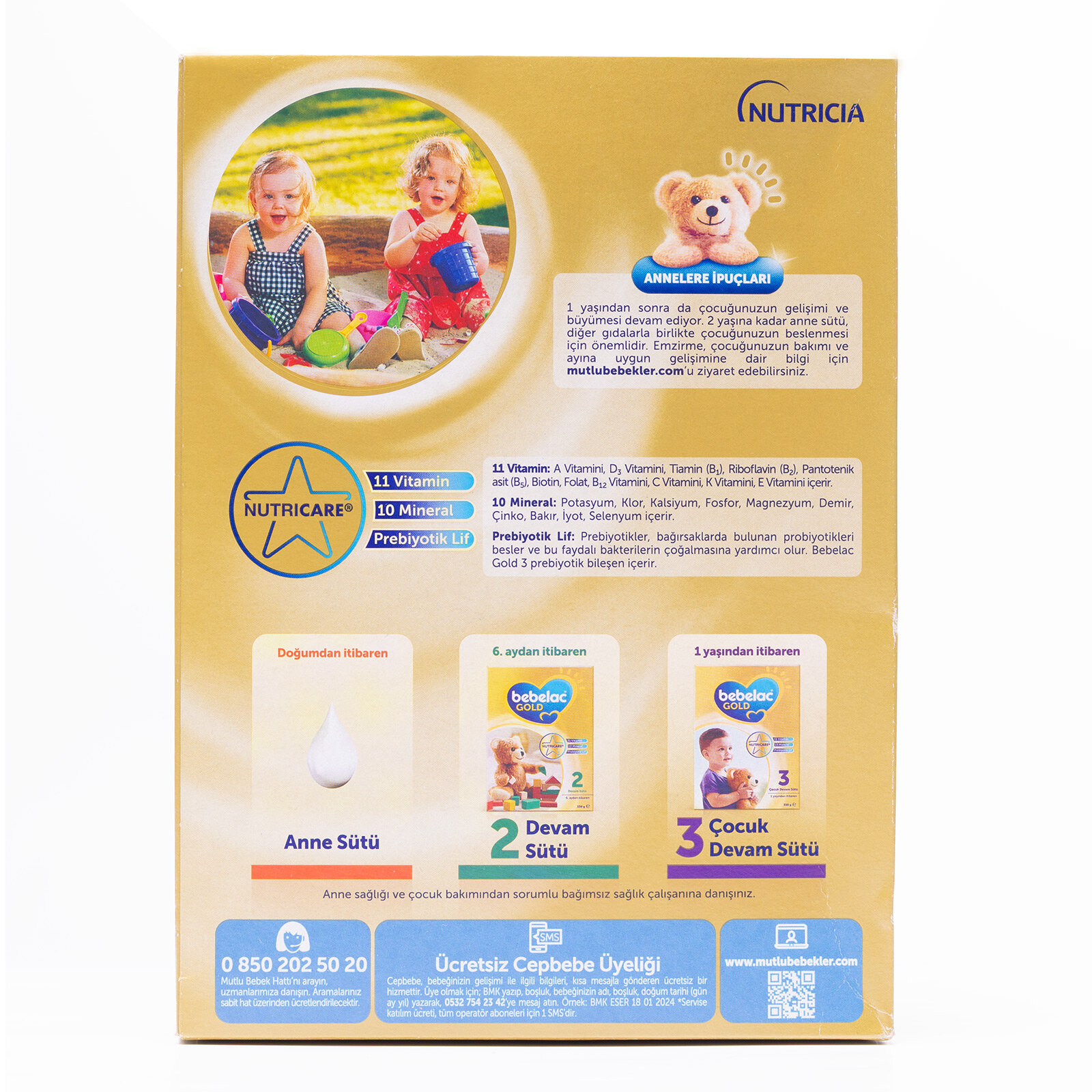 3 Çocuk Devam Sütü 350 gr 1+ Yaş