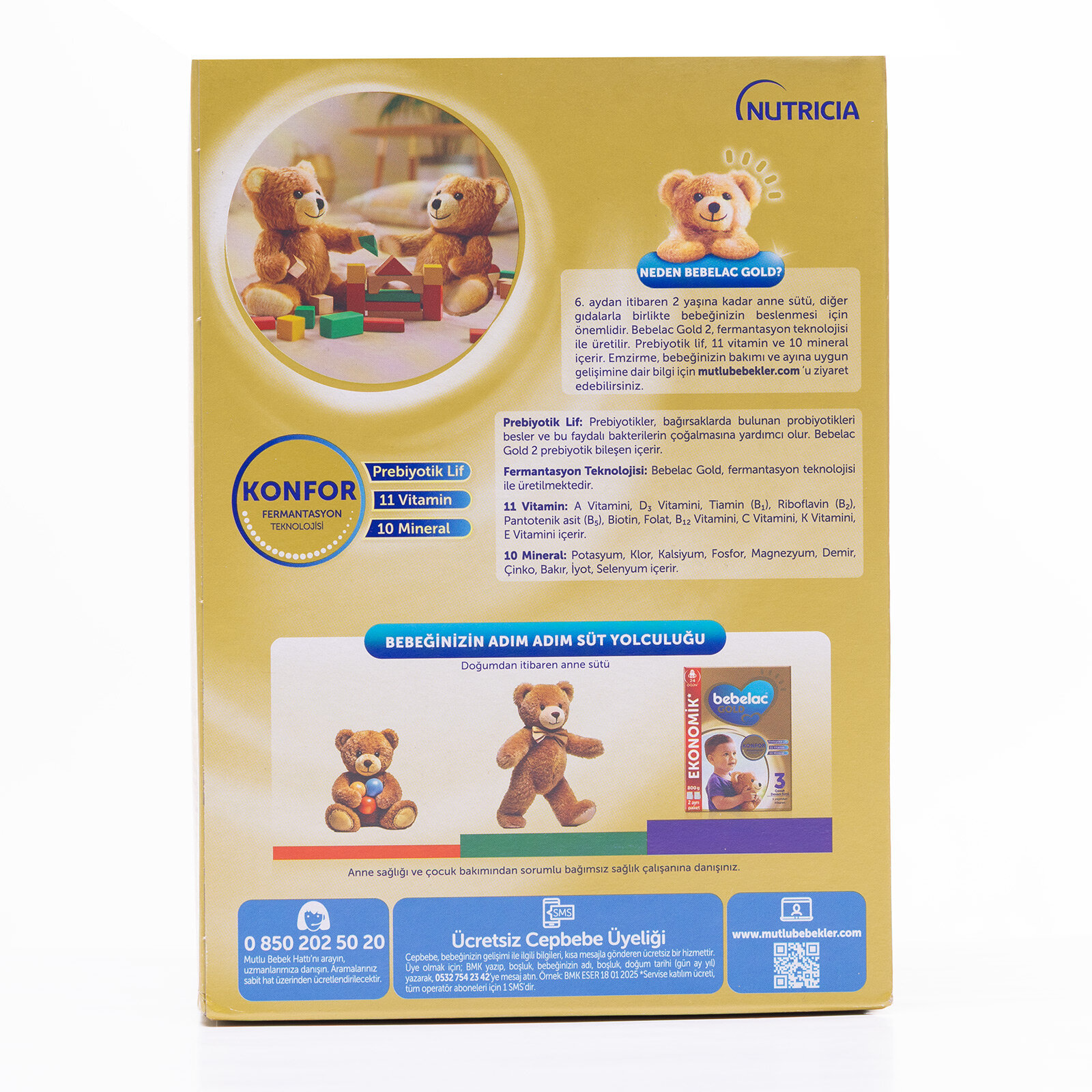 2 Devam Sütü 800 gr 6-12 Ay