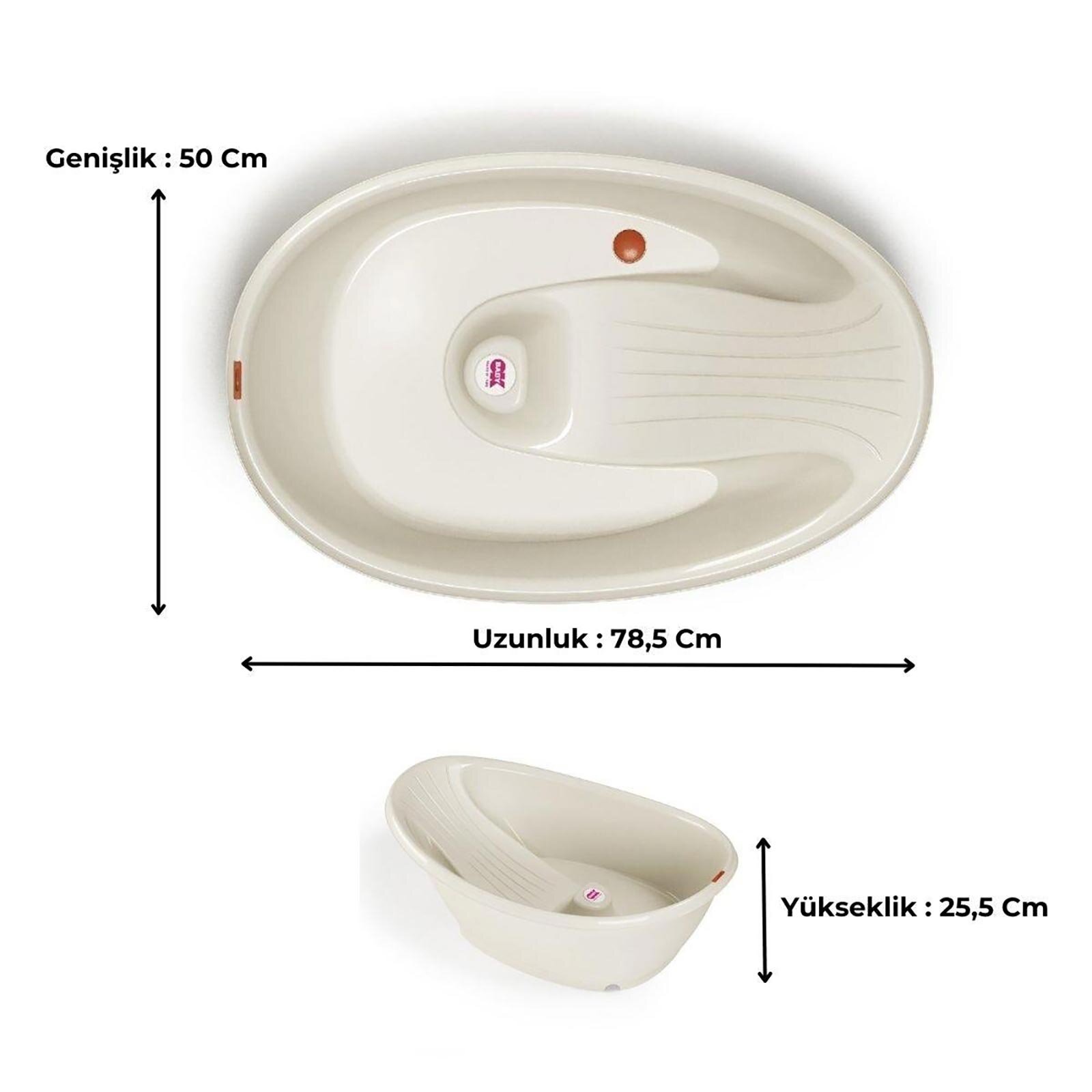 BELLA ÇİFT YÖNLÜ BEBEK KÜVETİ / K. BEYAZ