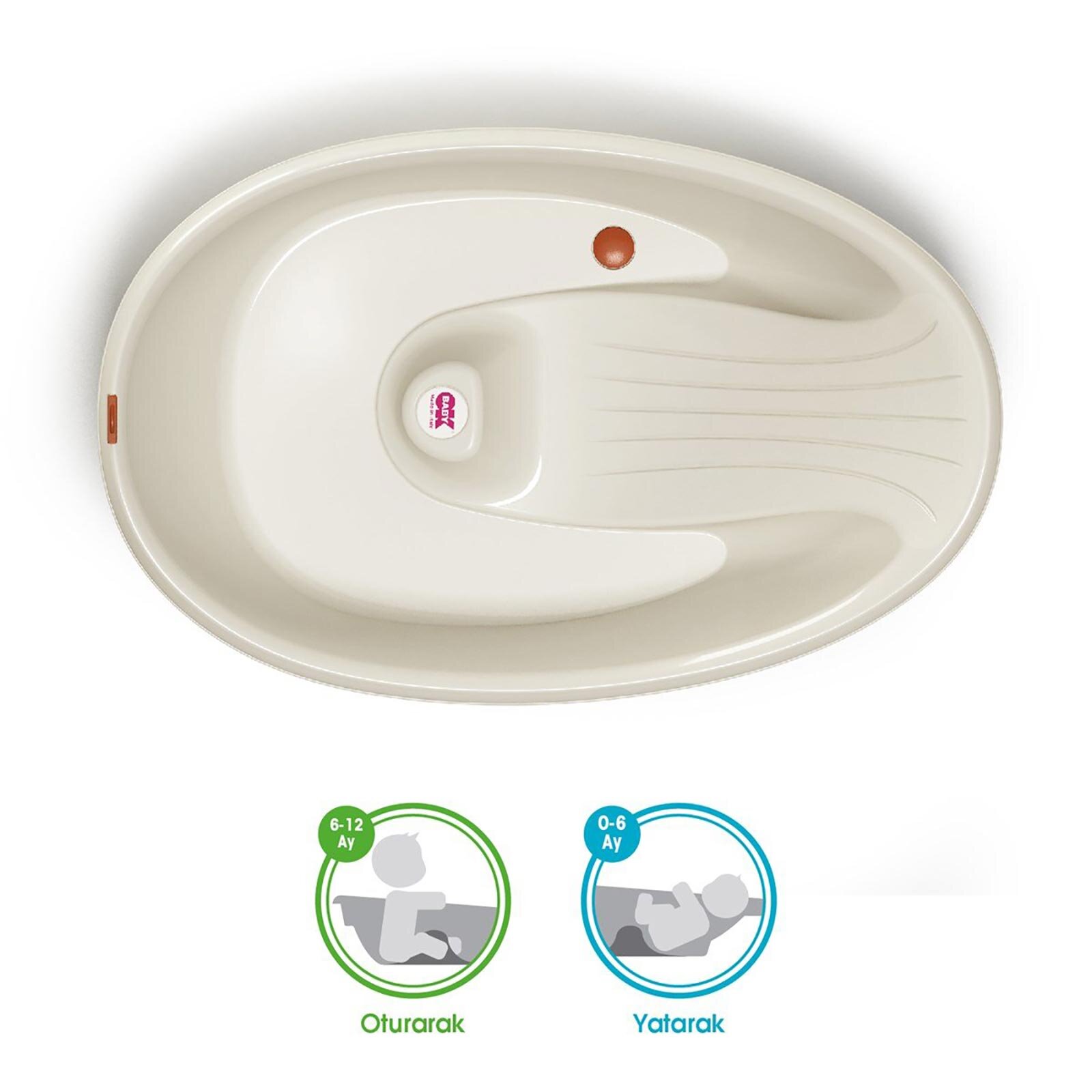 BELLA ÇİFT YÖNLÜ BEBEK KÜVETİ / K. BEYAZ