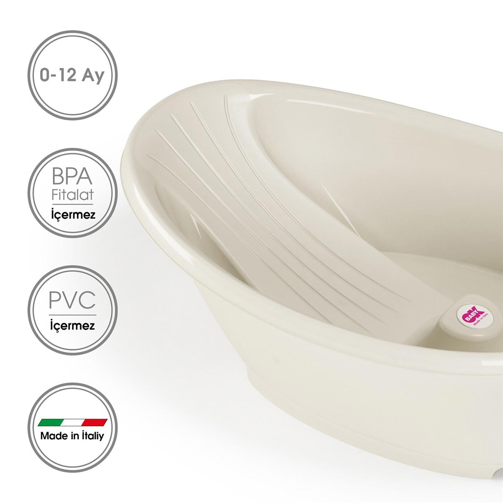 BELLA ÇİFT YÖNLÜ BEBEK KÜVETİ / K. BEYAZ