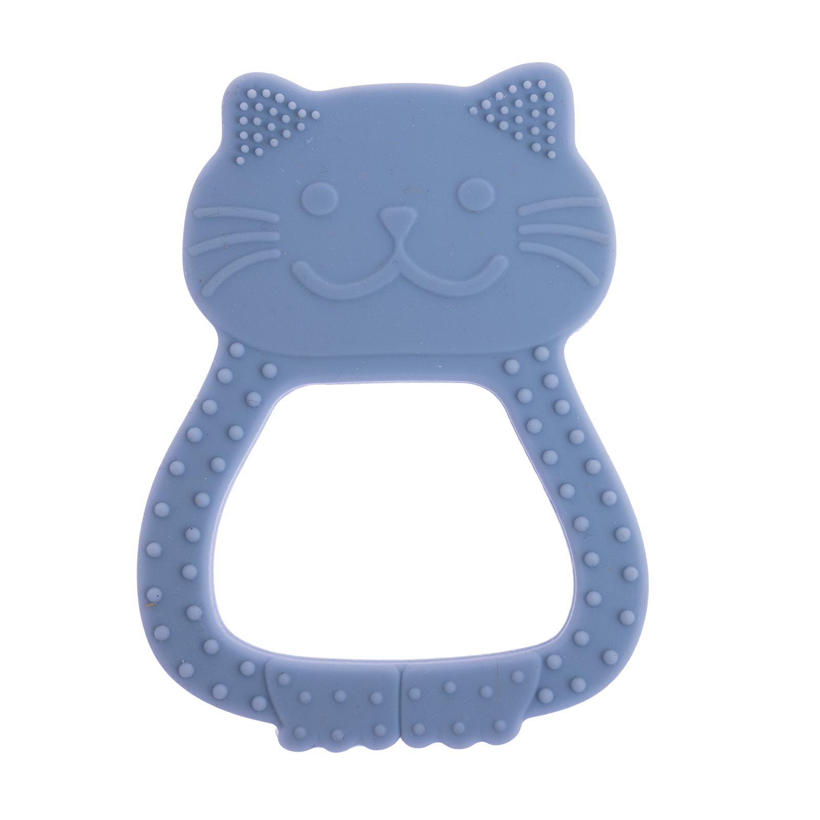 Besties Silikon Diş Kaşıyıcı Buz Mavisi Kedi & Yeşil Panda