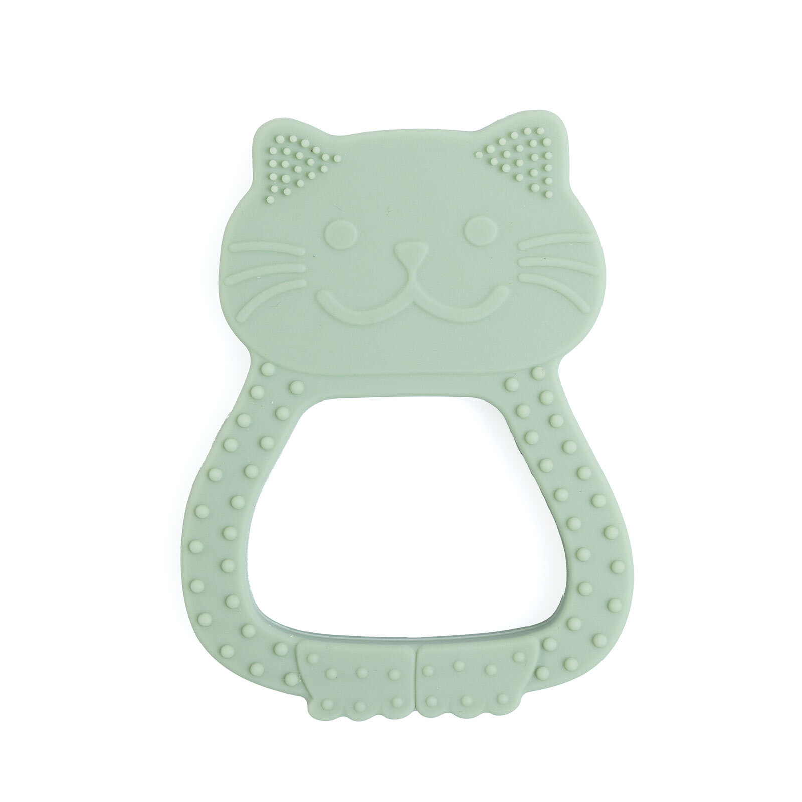 Besties Silikon Diş Kaşıyıcı Buz Mavisi Panda & Yeşil Kedi