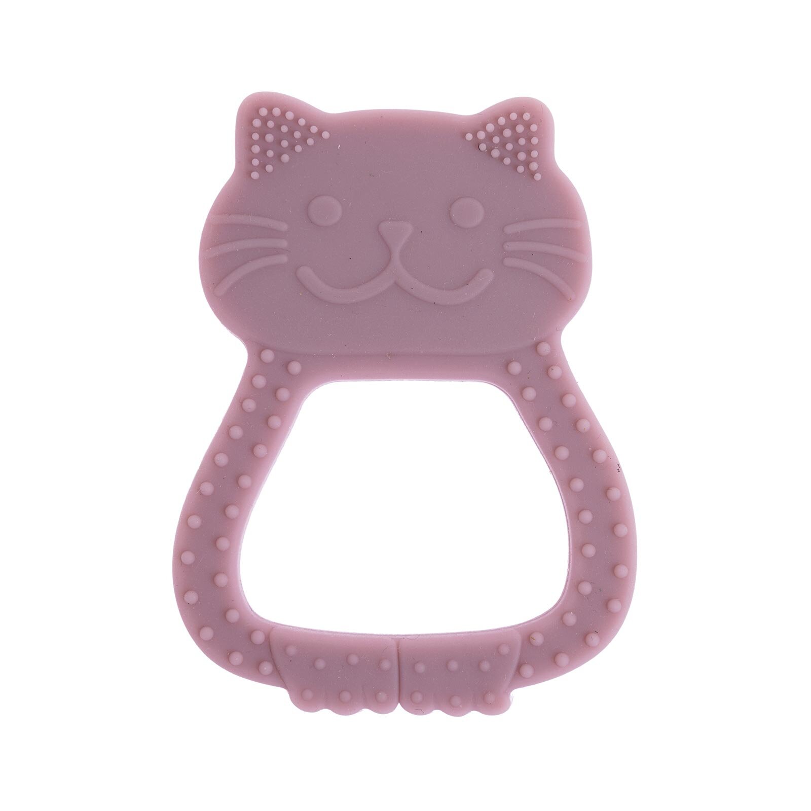 Besties Silikon Diş Kaşıyıcı Pembe Kedi & Yeşil Panda