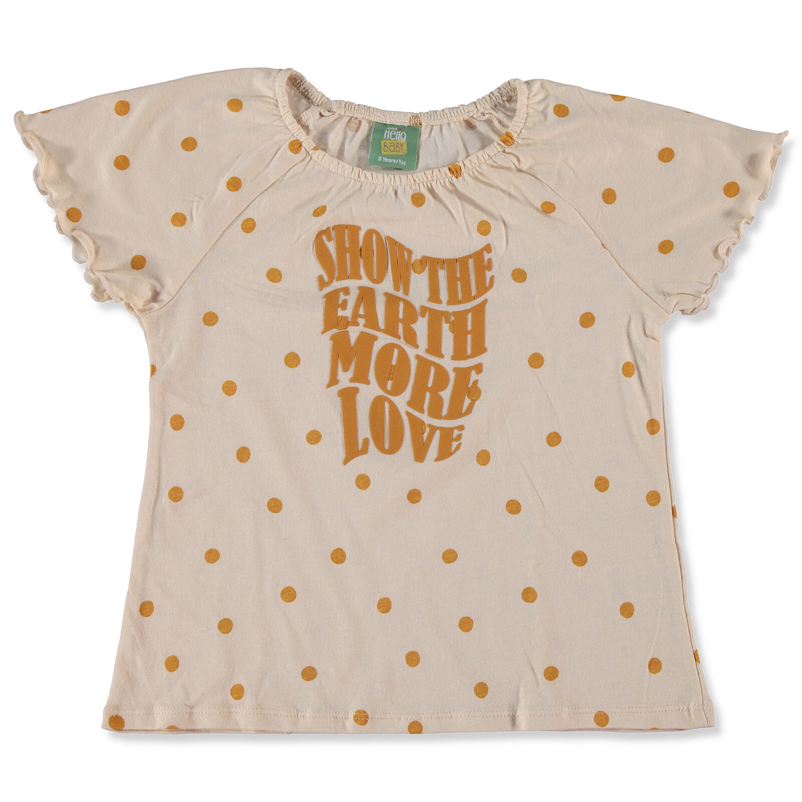 Better Cotton Kız Bebek Modelli  Rahat Kalıp Tshirt-Şort Takım