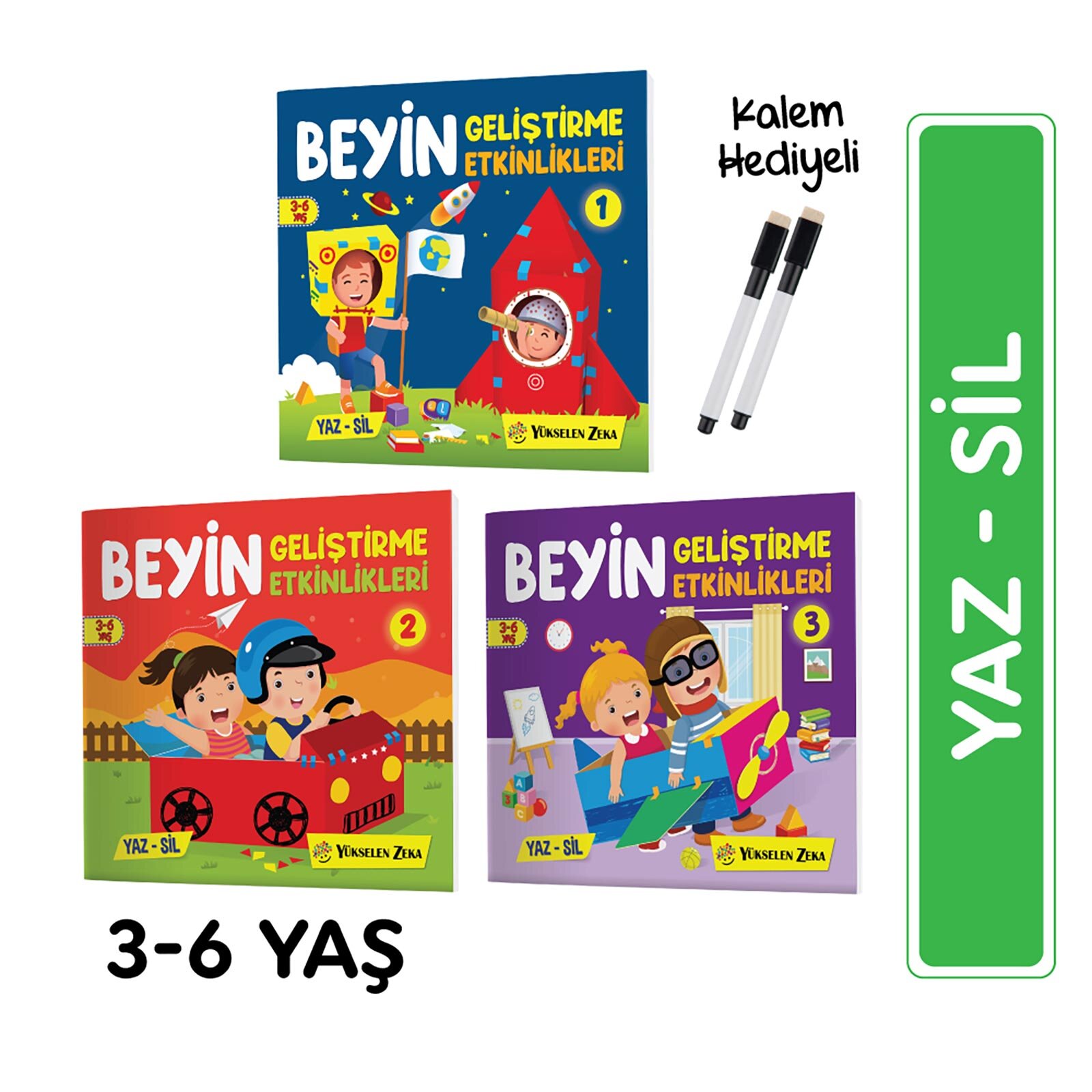 Beyin Geliştirme Etkinlikleri Yaz Sil Serisi Beyin Geliştirme Etkinlikleri Yaz Sil Serisi