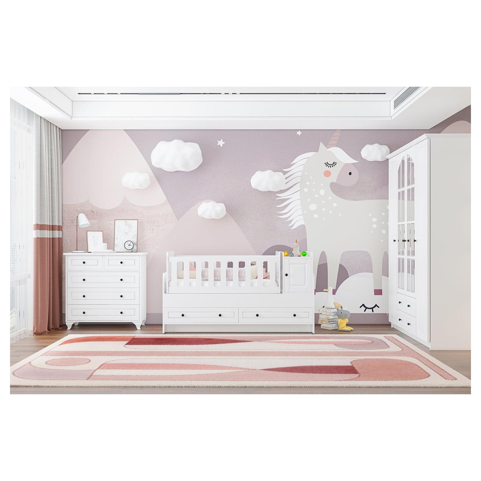 Beyza Country Büyüyebilen Beşik 60x120