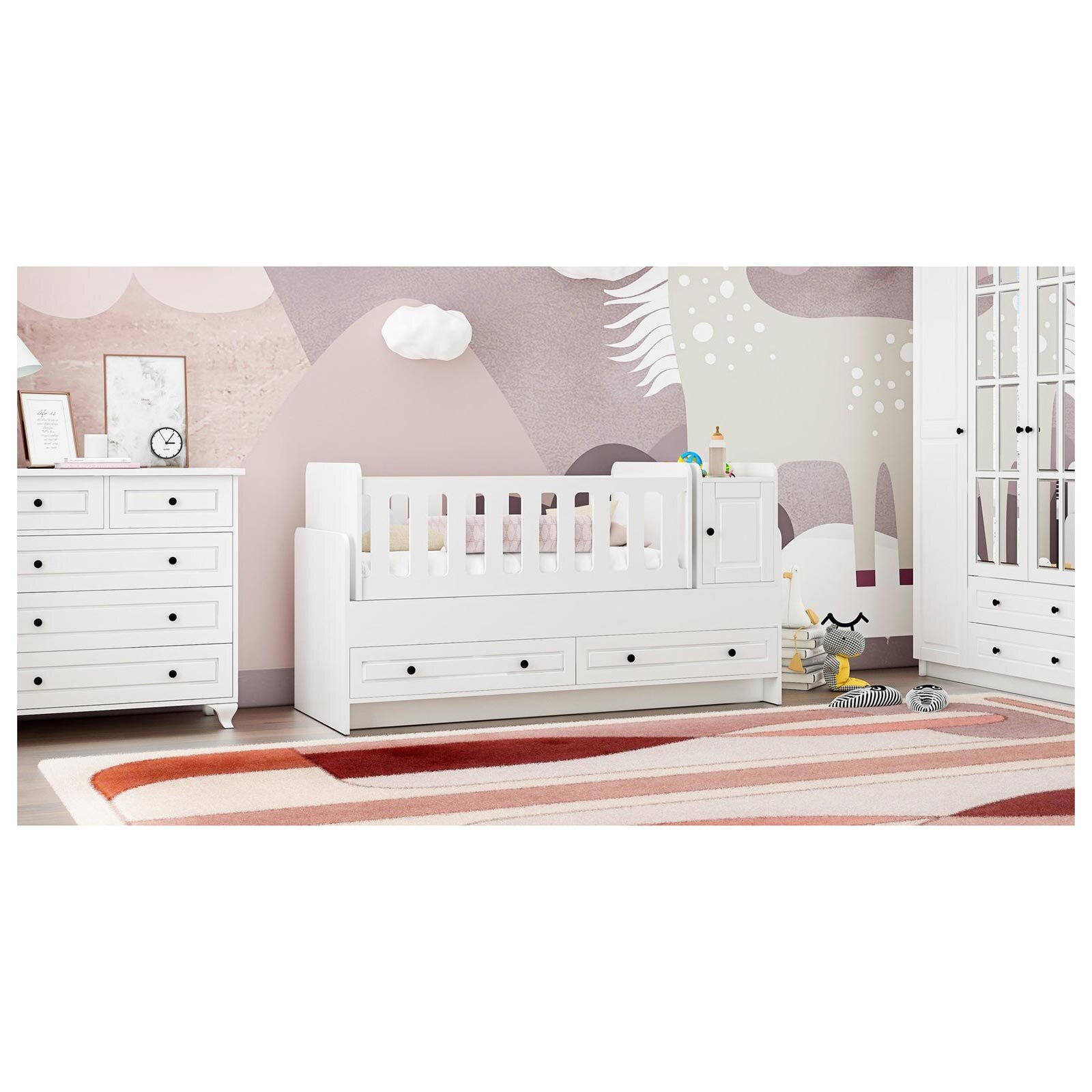 Beyza Country Büyüyebilen Beşik 60x120