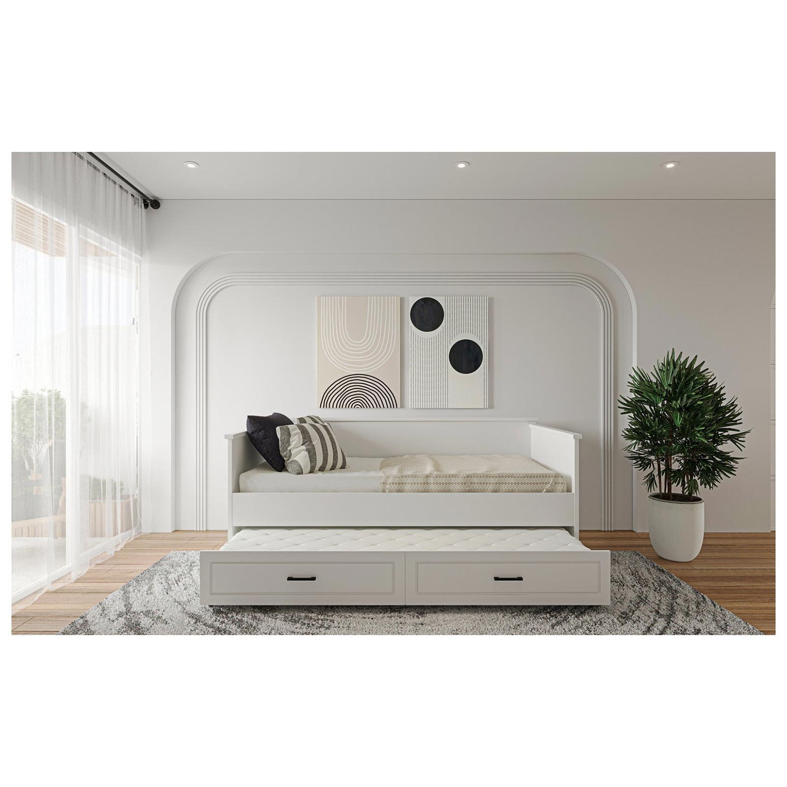 Beyza Country Yavrulu Karyola 90X190