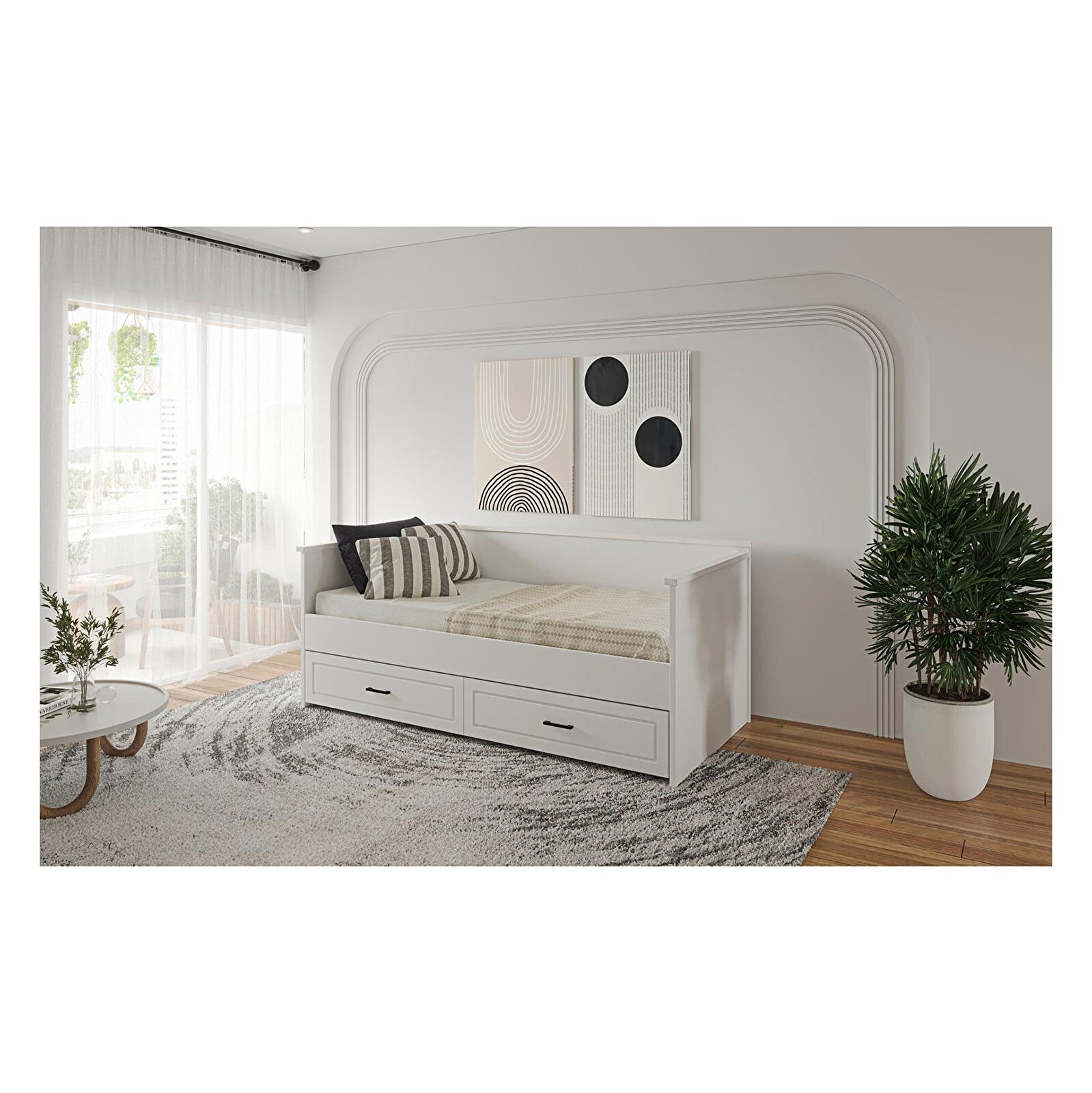 Beyza Country Yavrulu Karyola 90X190