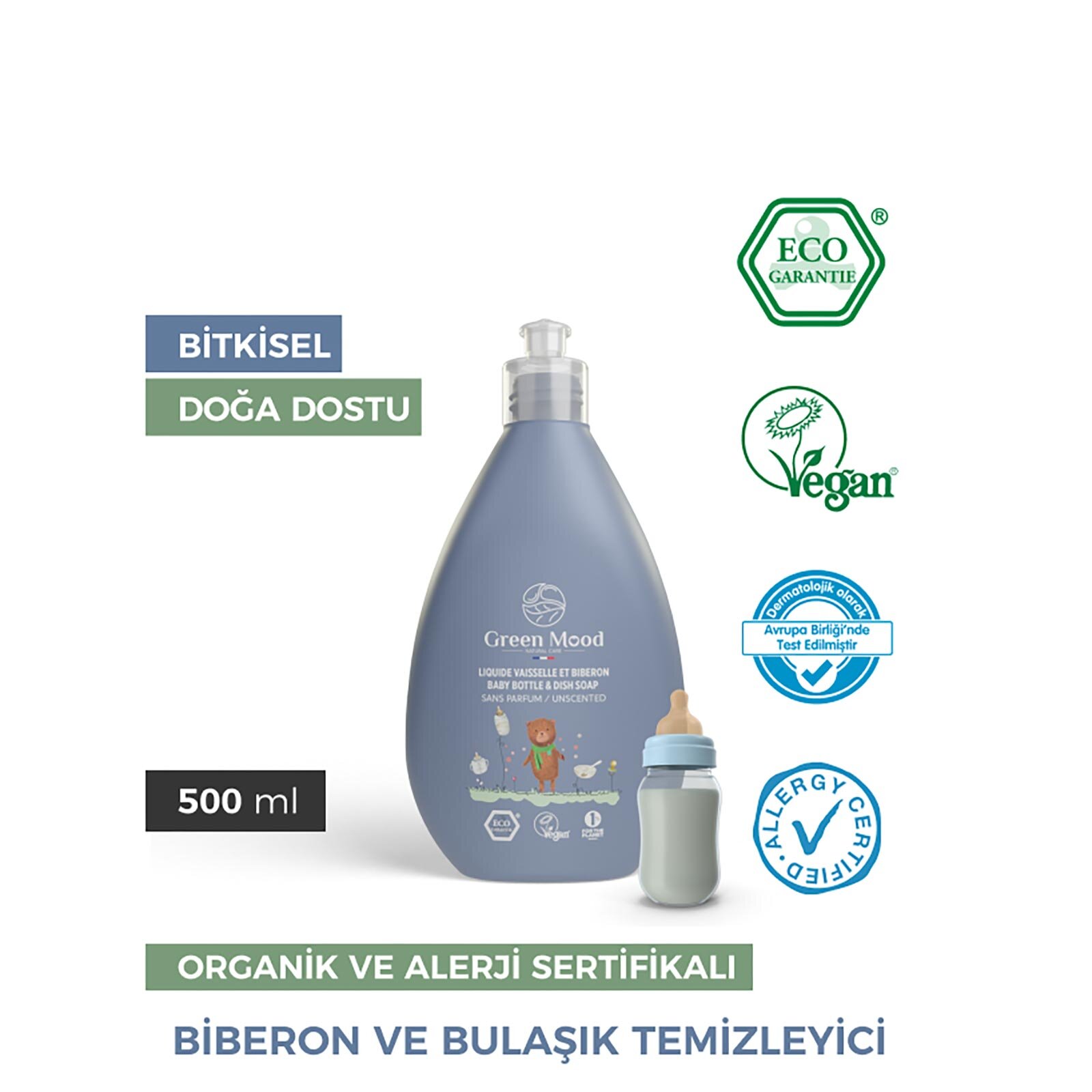 Biberon ve Bulaşık Temizleyici 500 ml