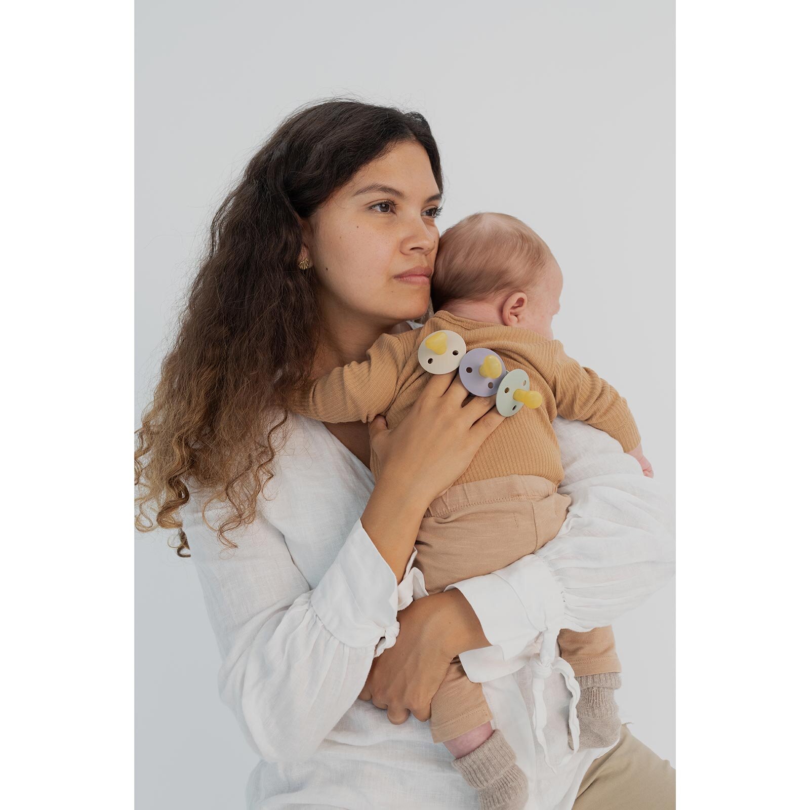 Bibs Colour Anatomik Damaklı Emzik-Vanilla-0-6 Ay