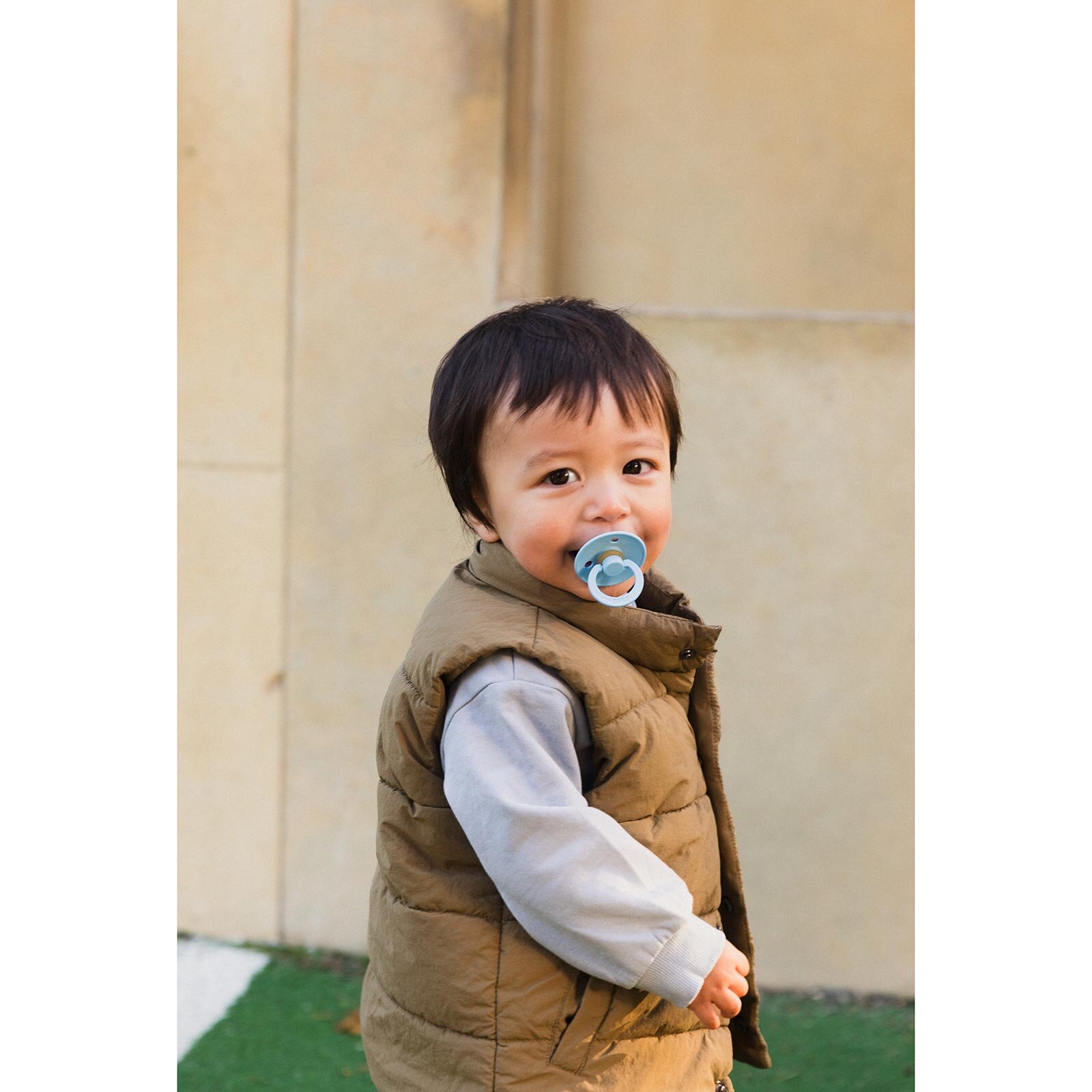 Bibs Colour Kauçuk Emzik-Baby Blue-0-6 Ay