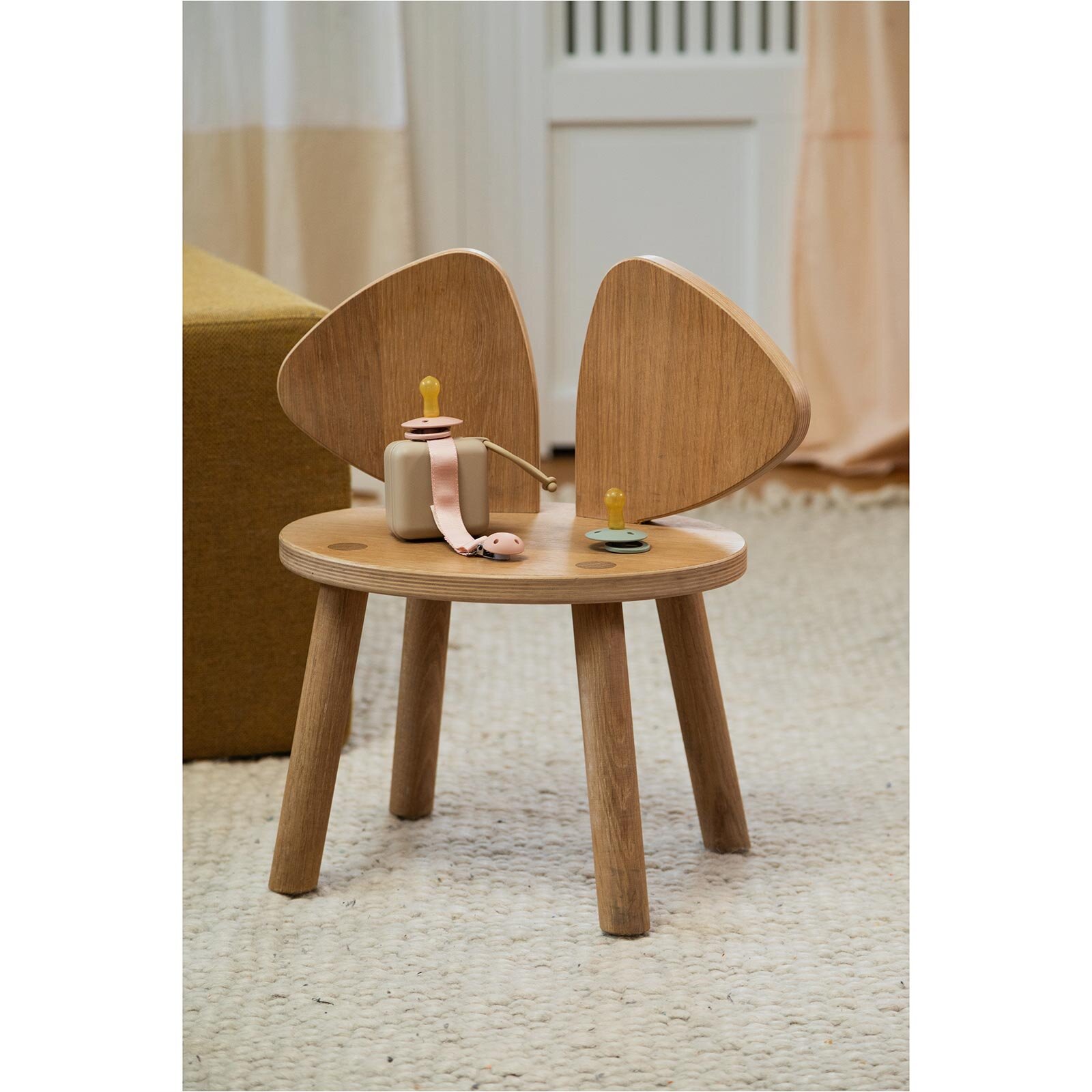 Bibs Colour Kauçuk Emzik-Baby Pink-6+ Ay Bibs Colour Kauçuk Emzik-Baby Pink-6+ Ay