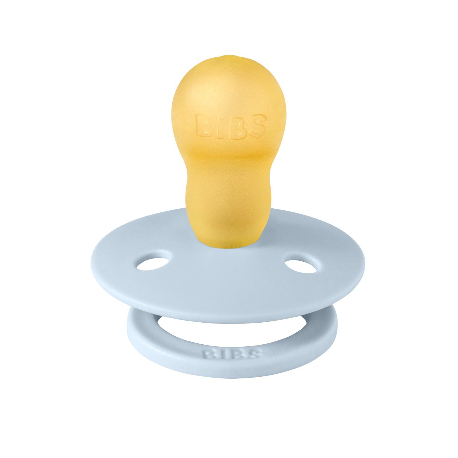 Bibs Colour Kauçuk Emzik-BabyBlue-18+ Ay