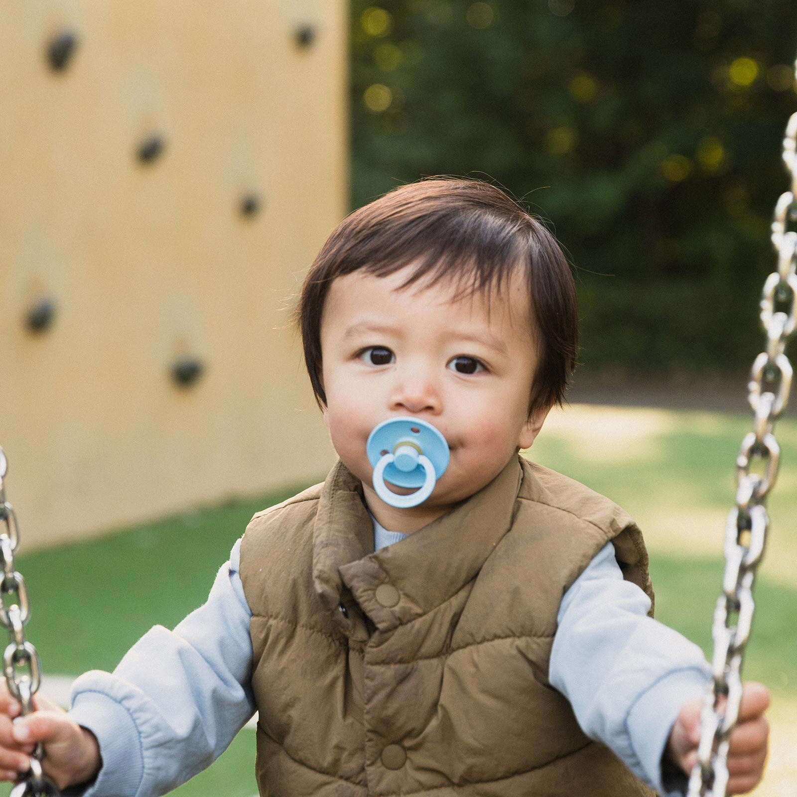 Bibs Colour Kauçuk Emzik-BabyBlue-18+ Ay