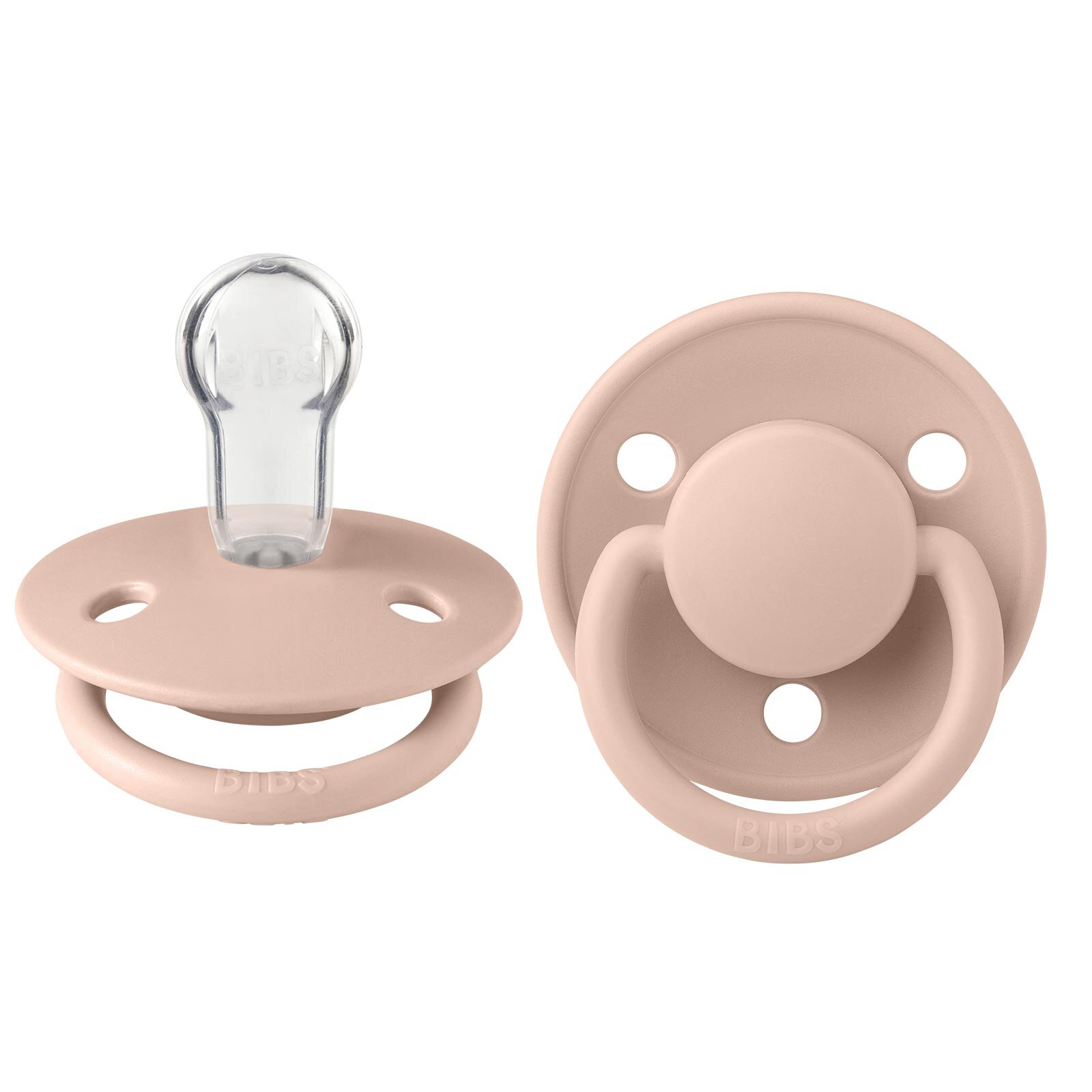 Bibs De Lux Silikon Emzik-Blush-0-36 Ay