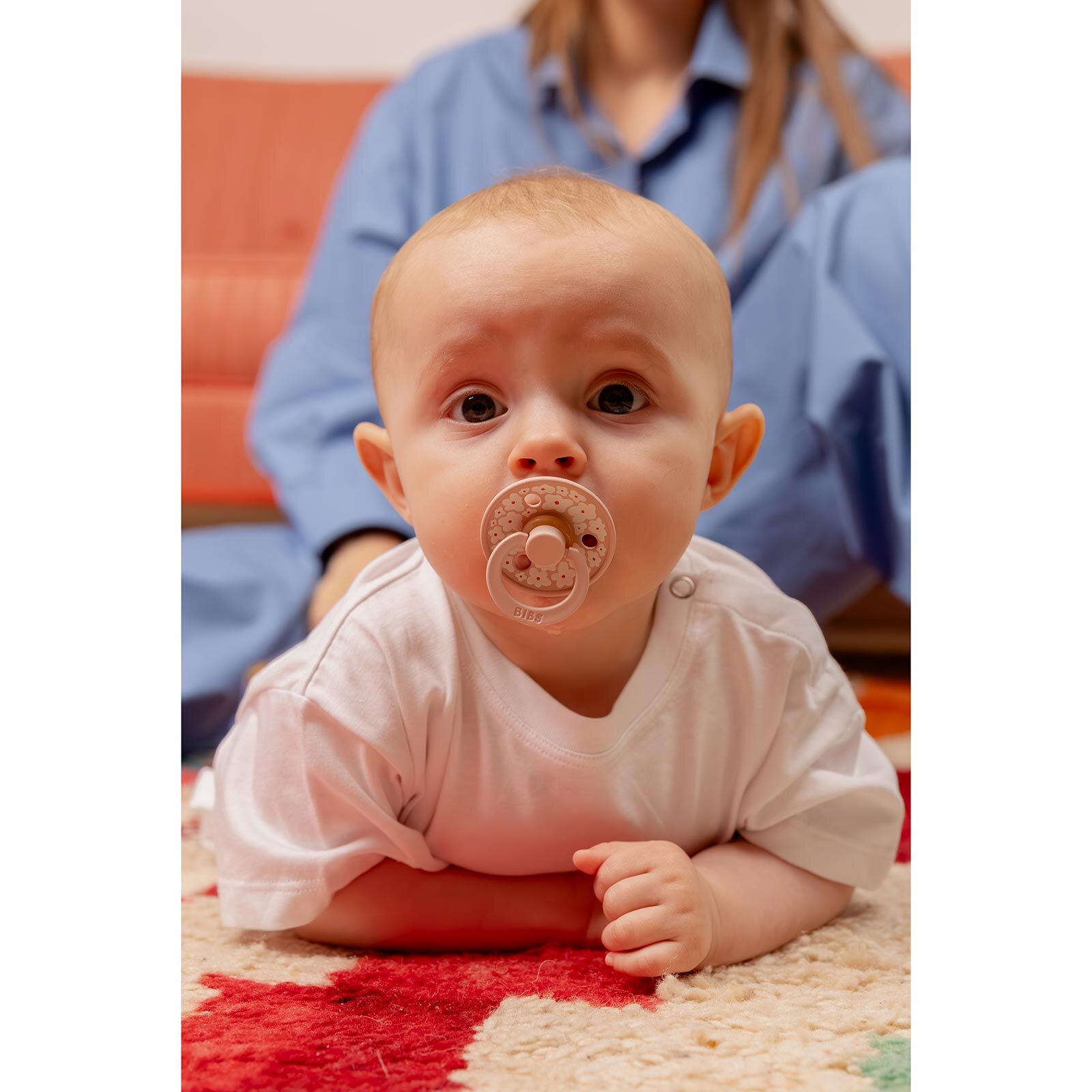 Bibs Studio Colour Jasmine Field Emzik-Blush 0-6Ay Bibs Studio Colour Jasmine Field Emzik-Blush 0-6Ay