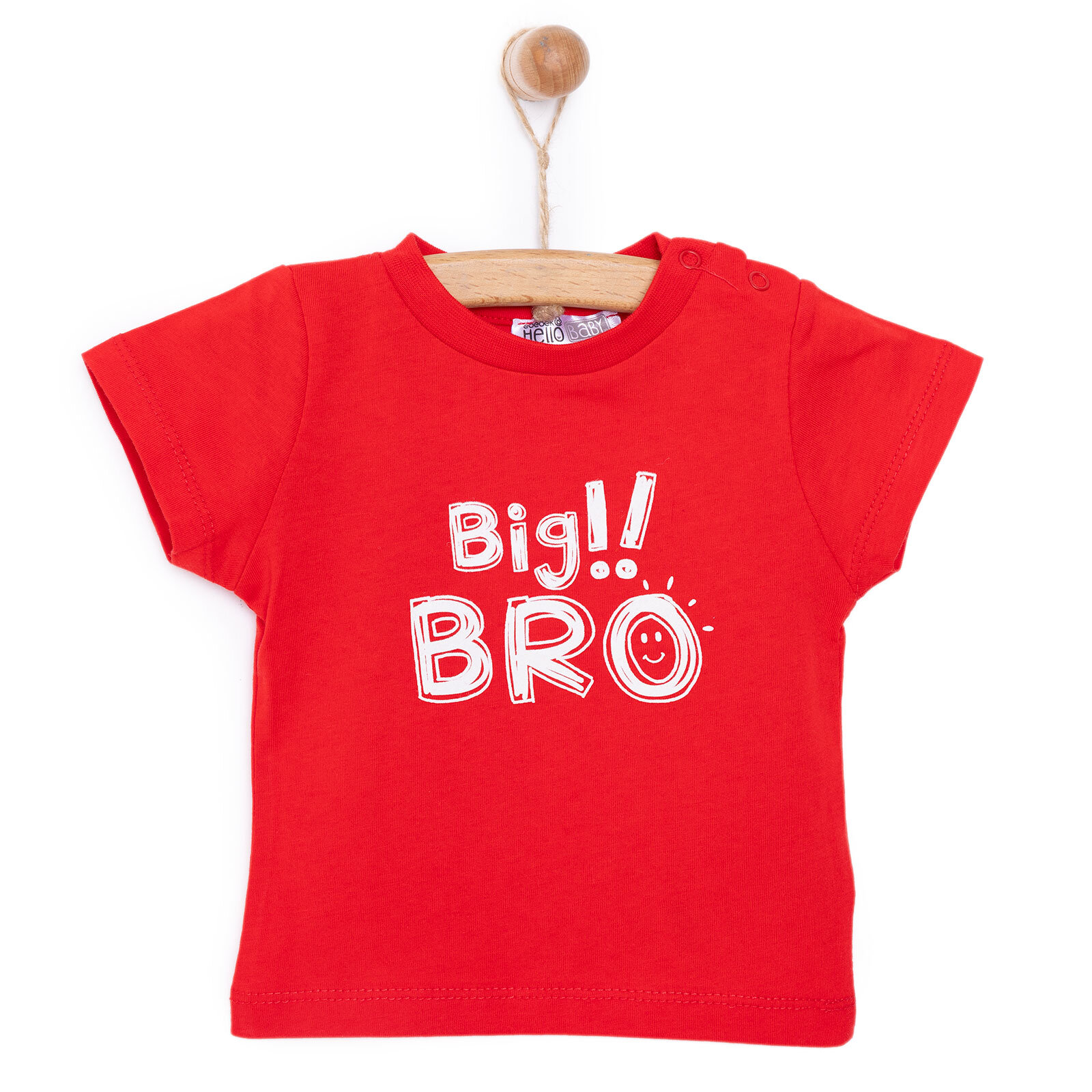 Big Bro Baskılı Basic Tshirt Erkek Bebek Big Bro Baskılı Basic Tshirt Erkek Bebek