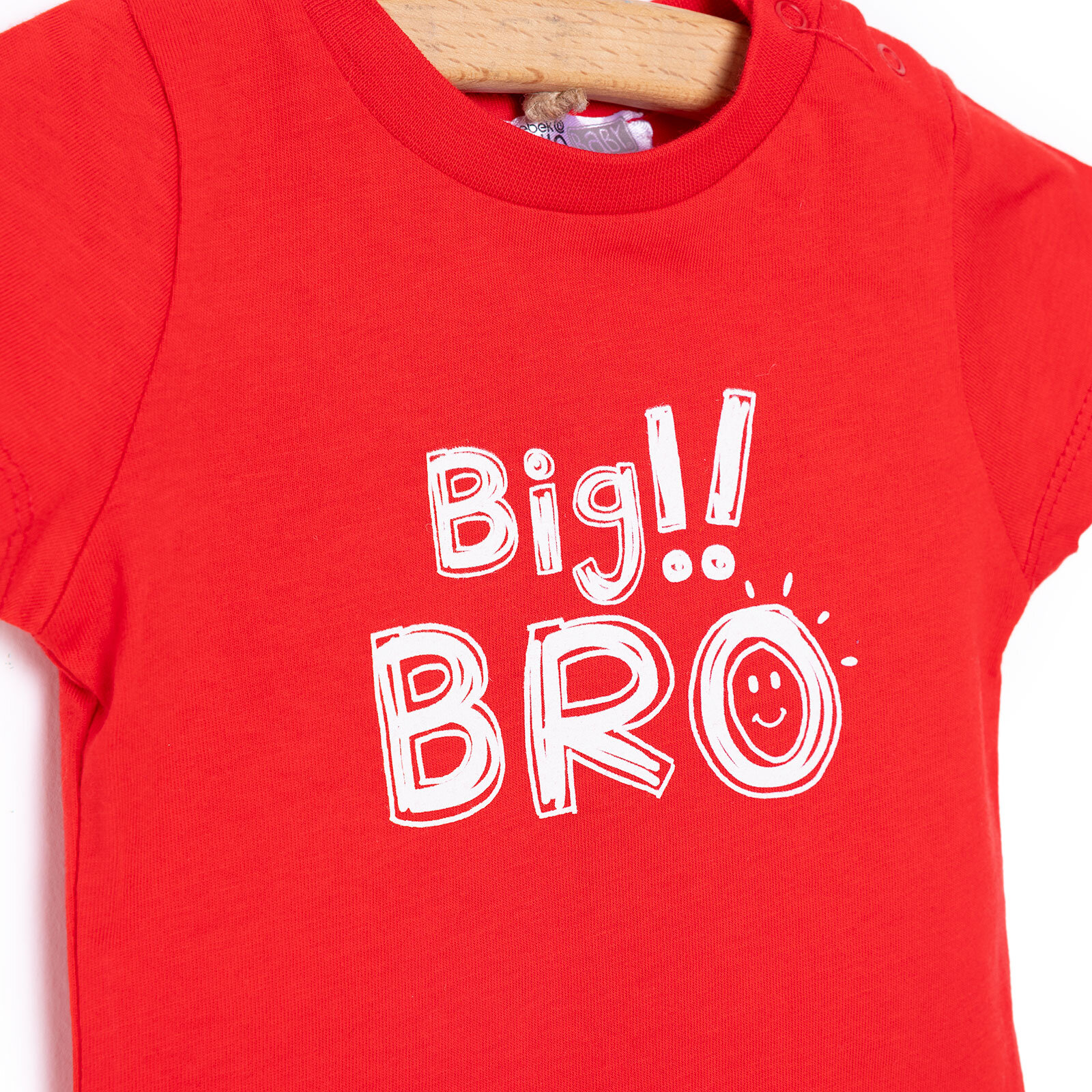 Big Bro Baskılı Basic Tshirt Erkek Bebek Big Bro Baskılı Basic Tshirt Erkek Bebek