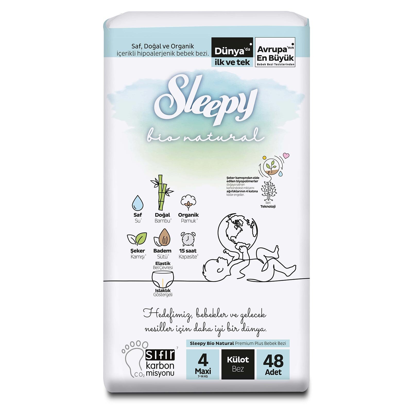 Bio Natural Külot Bez, 4 beden 48