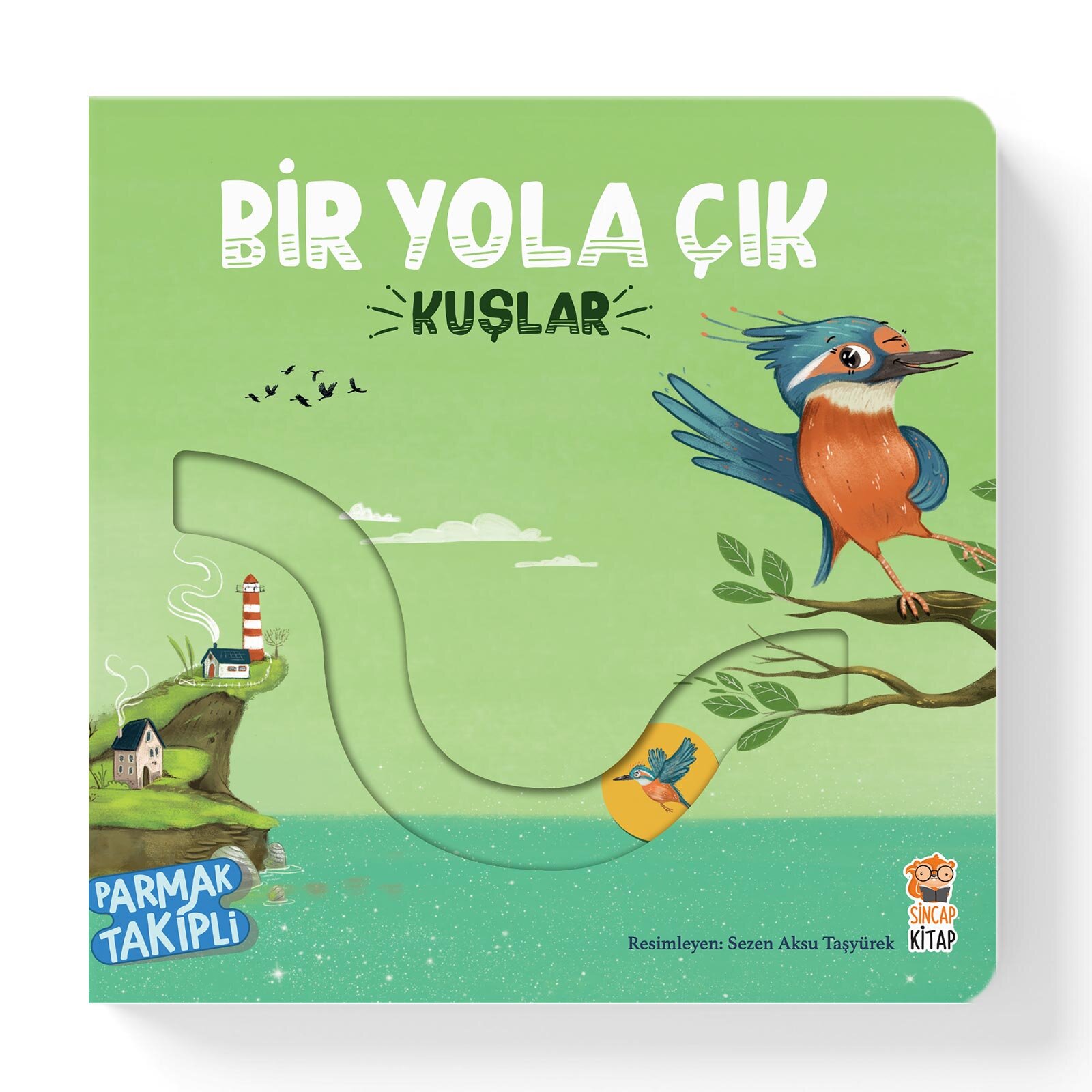 Bir Yola Çık Kuşlar Parmak Takipli Kitap