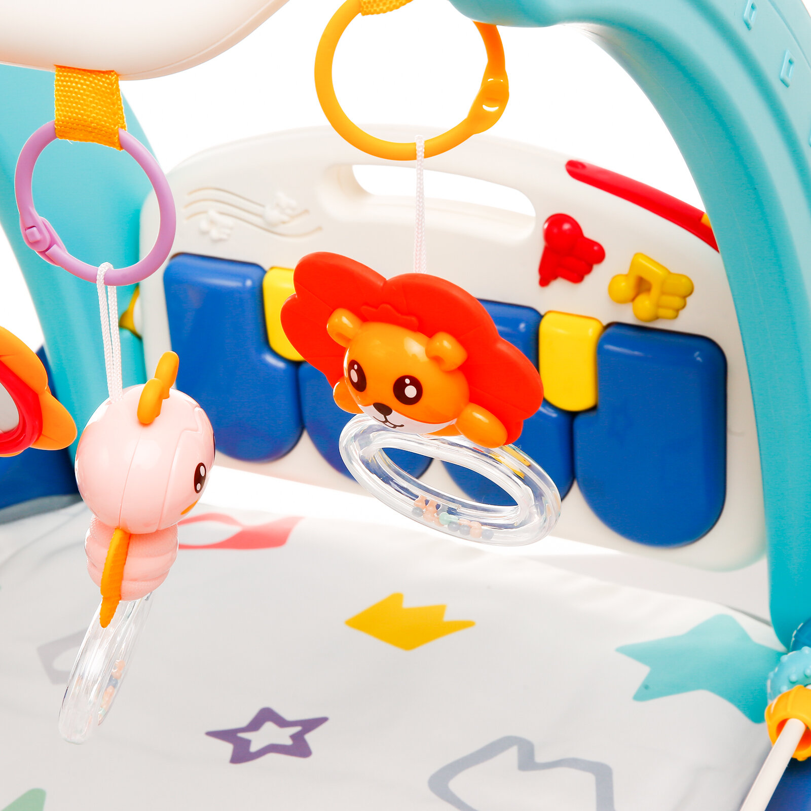 Aktivite Halısı & İlk Adım Arabası - Mavi