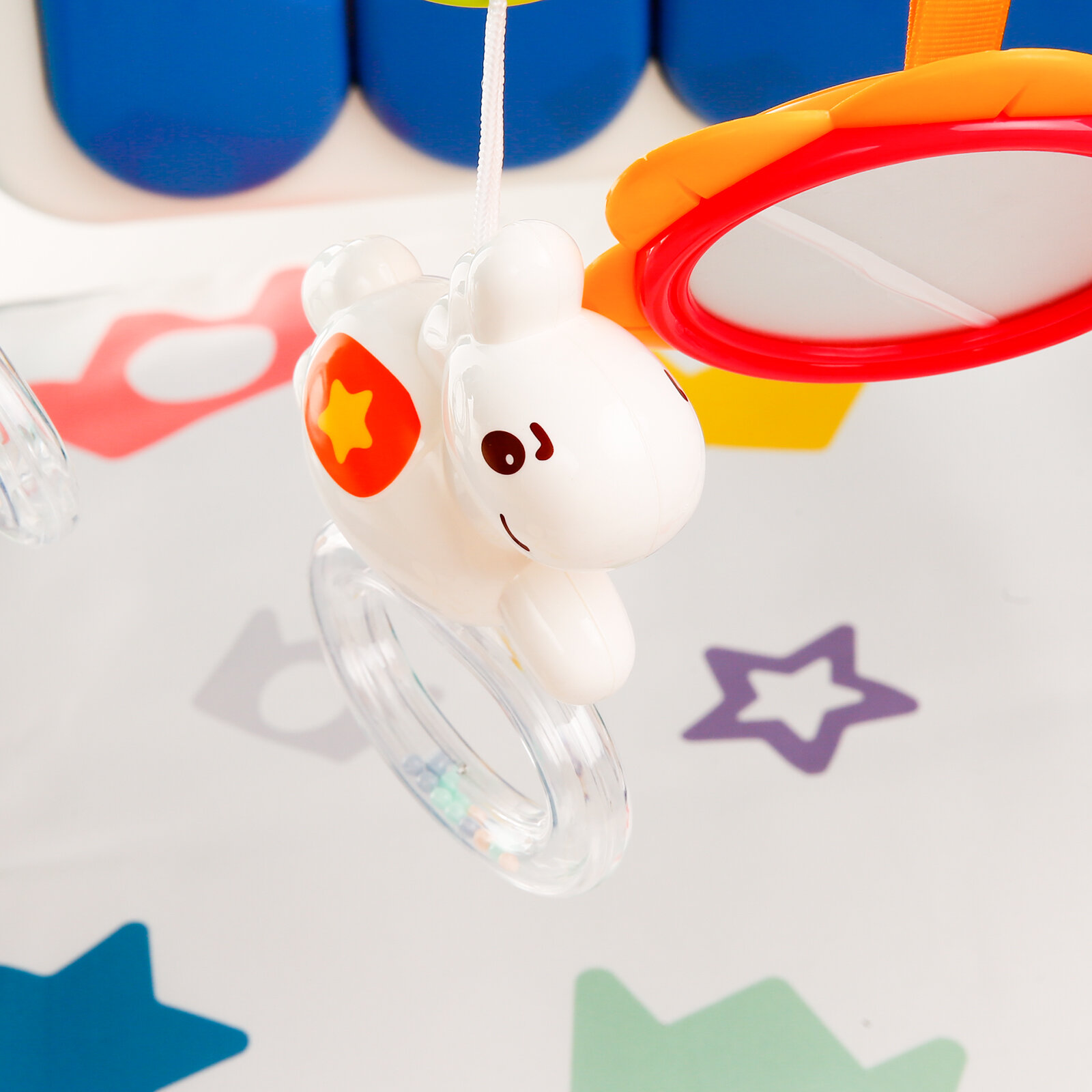 Aktivite Halısı & İlk Adım Arabası - Mavi