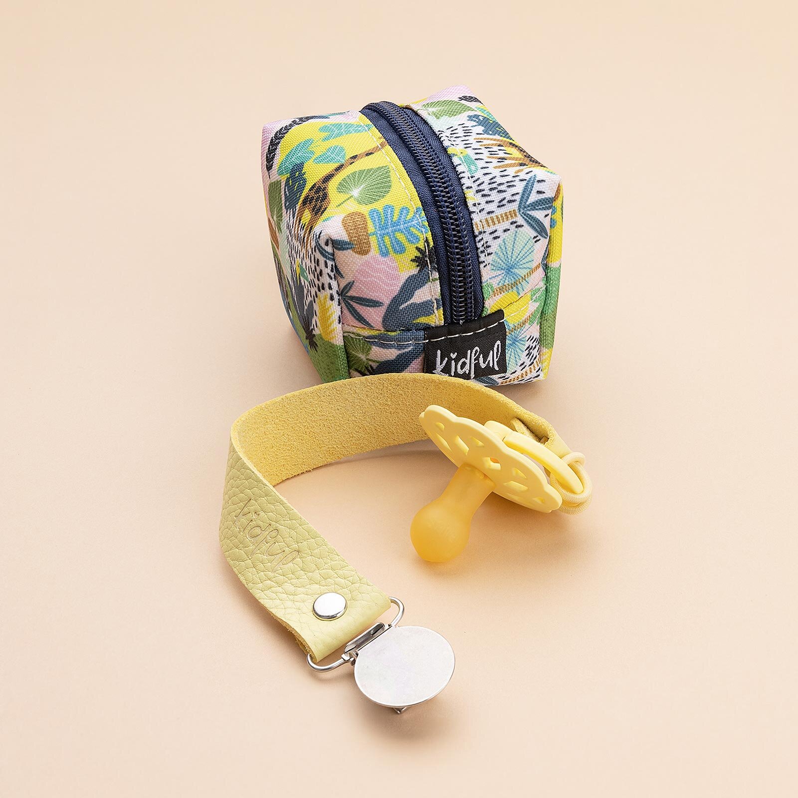 Bitkisel Boyalı Emzik Askısı - Lemon