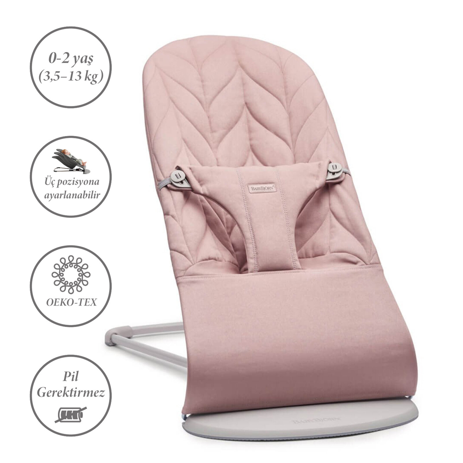 Bliss Ana Kucağı Dusty Pınk Petal Cotton