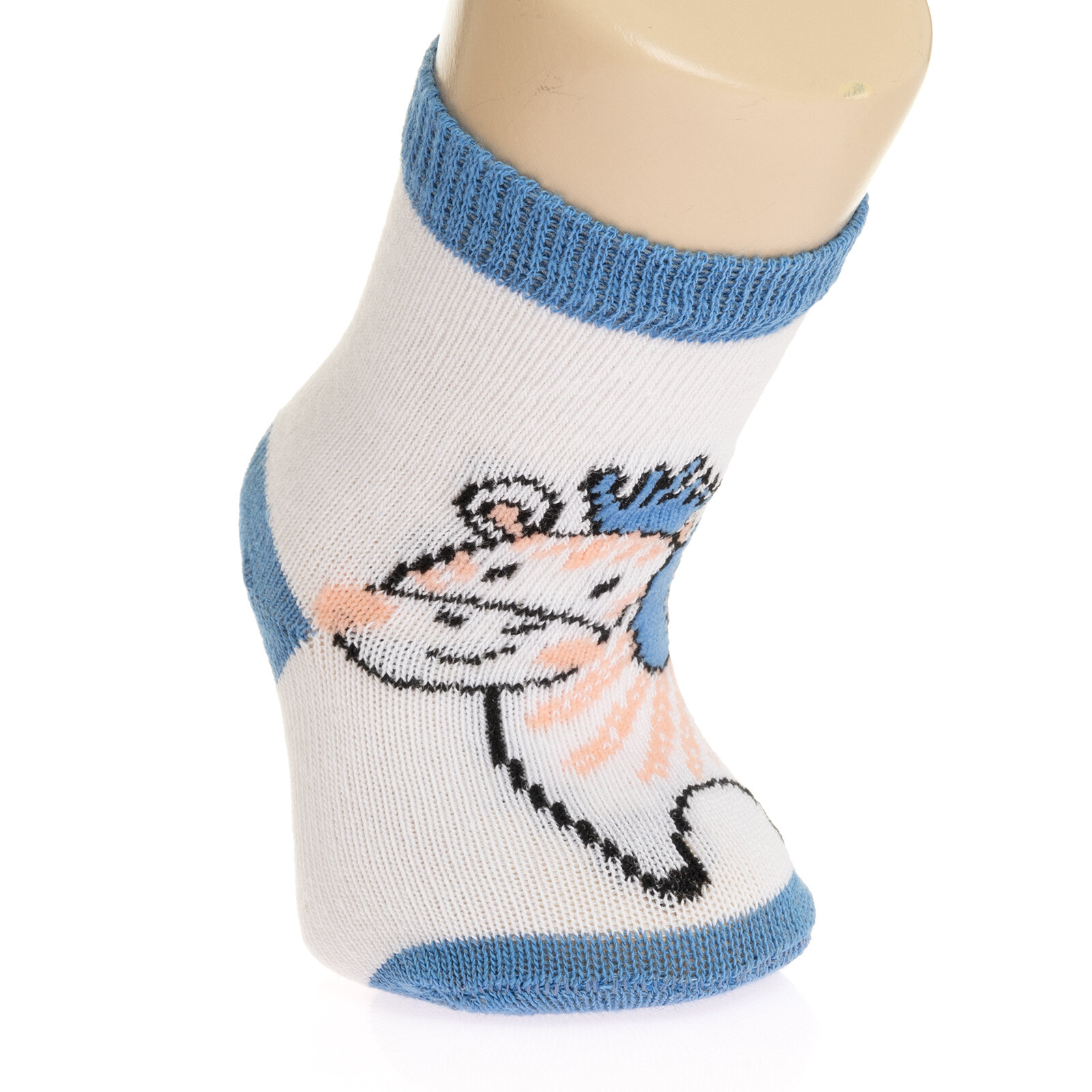 Bolero Desenli 3lü Kaydırmaz Çorap Erkek Bebek