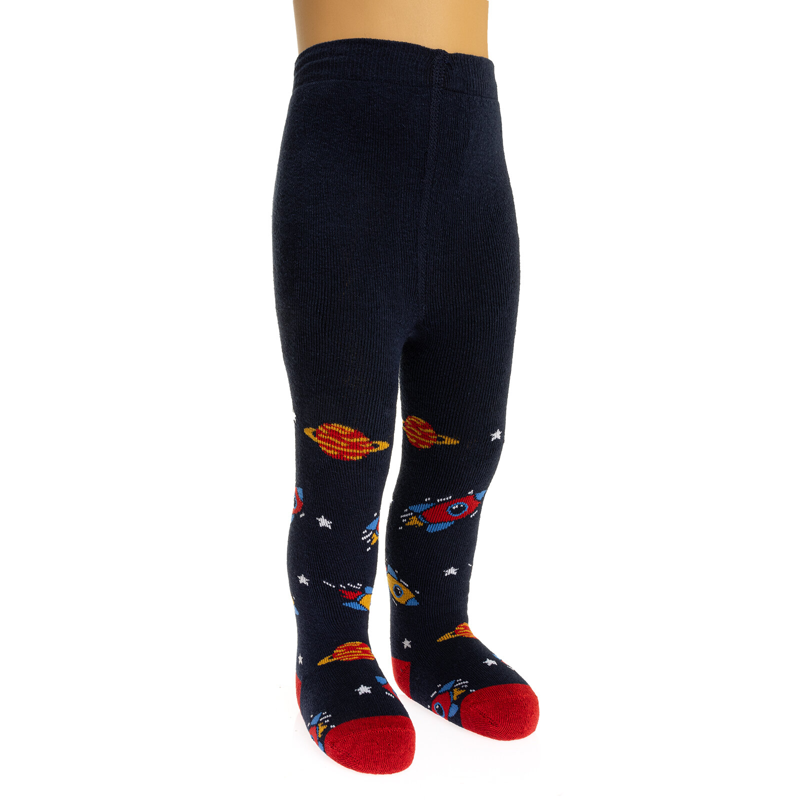 Bolero Desenli Havlu Külotlu Çorap Erkek Bebek