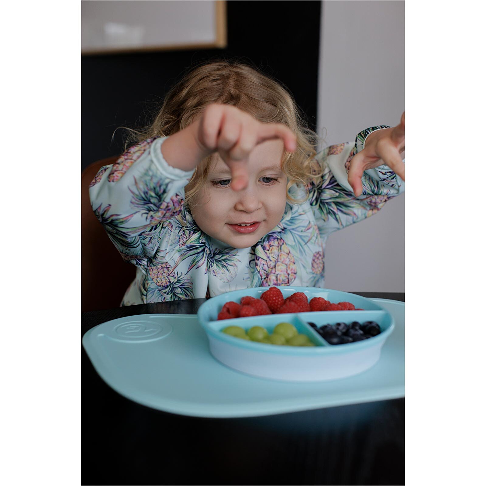 Bölmeli Tabak Mavi 6+Ay