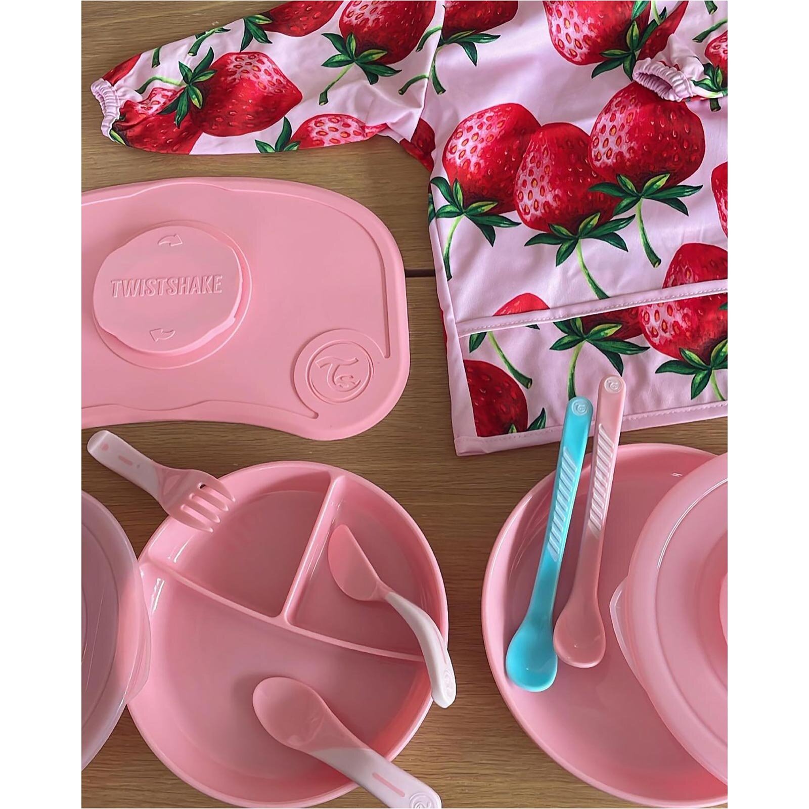 Bölmeli Tabak Pembe 6+Ay