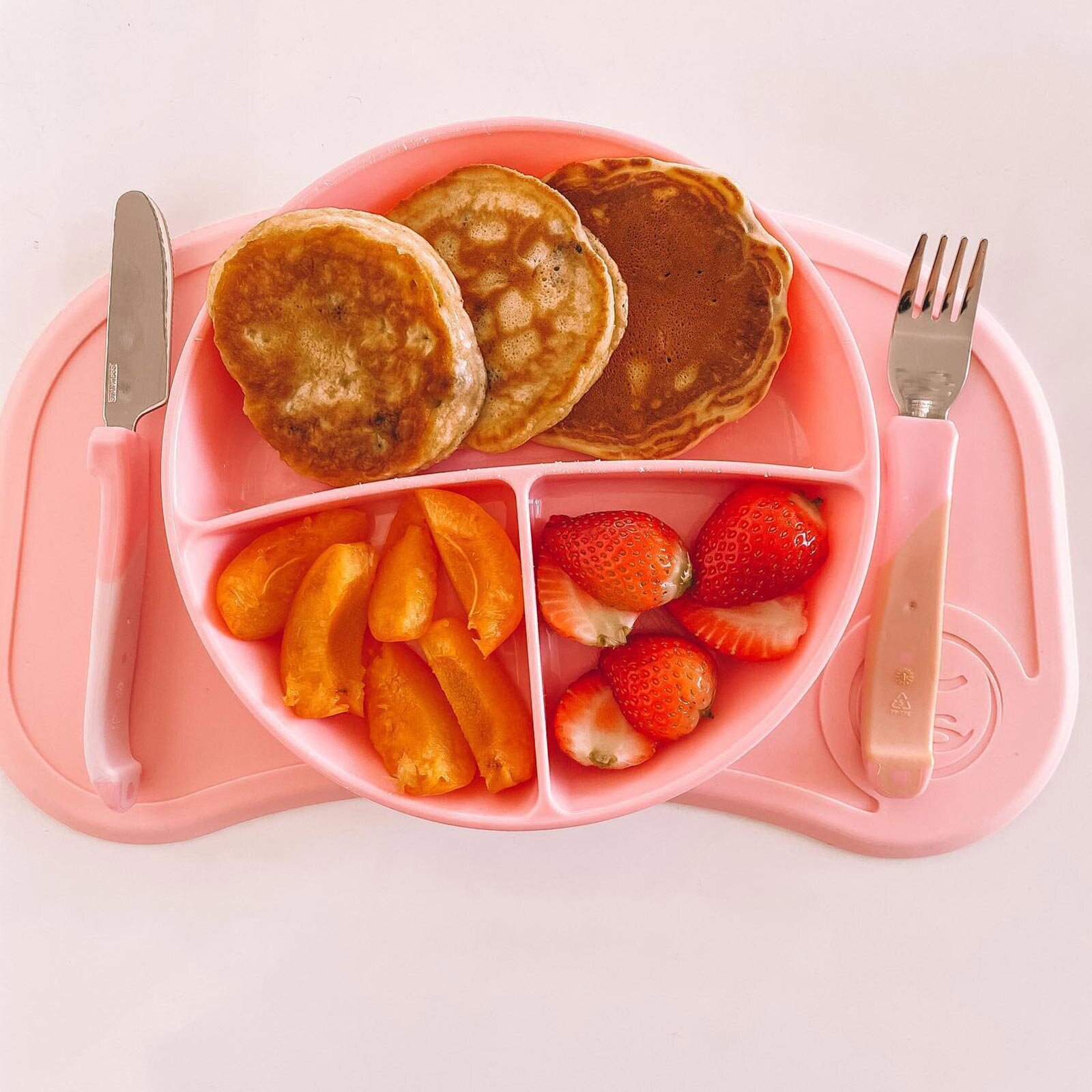 Bölmeli Tabak Pembe 6+Ay