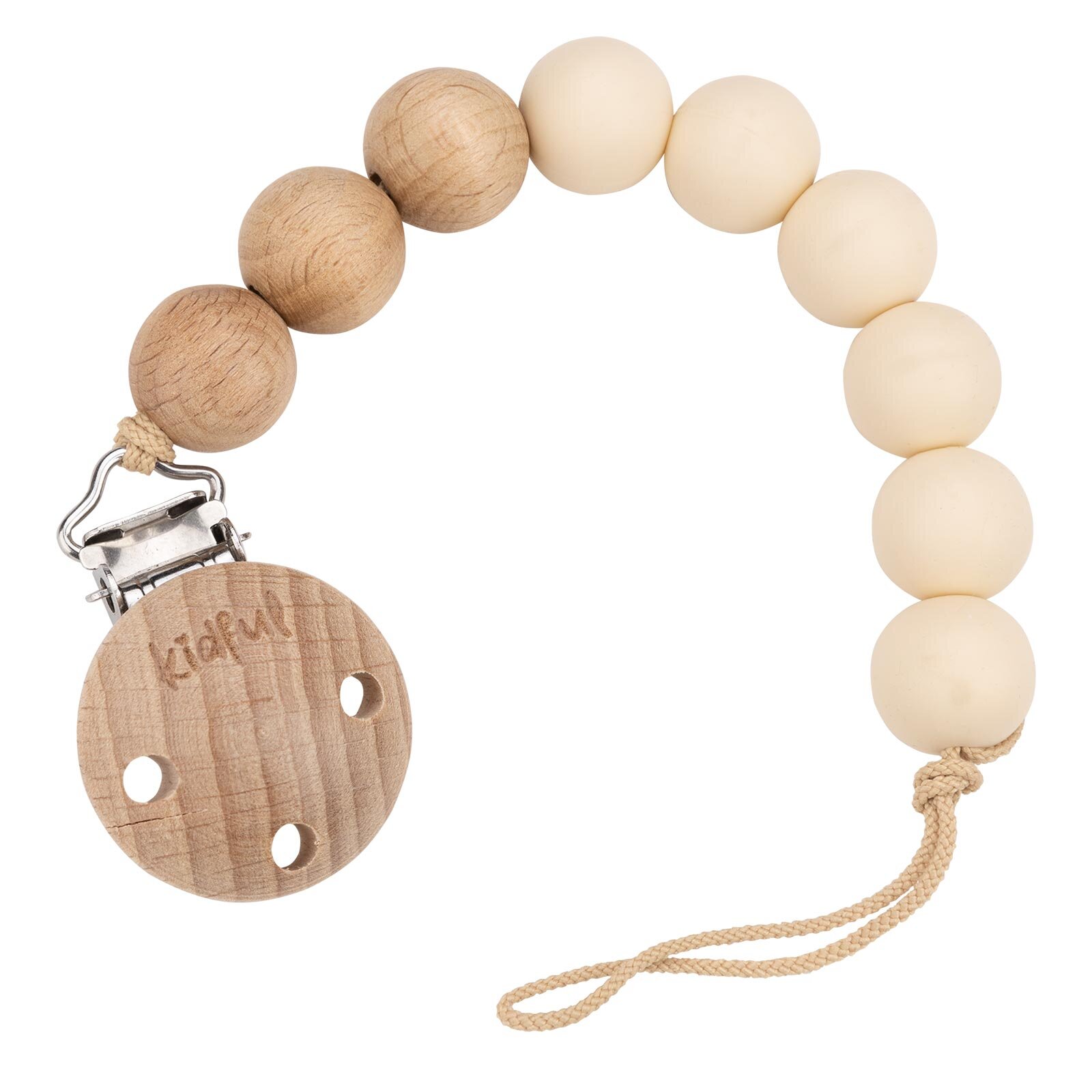 Boncuk Emzik Askısı - Almond