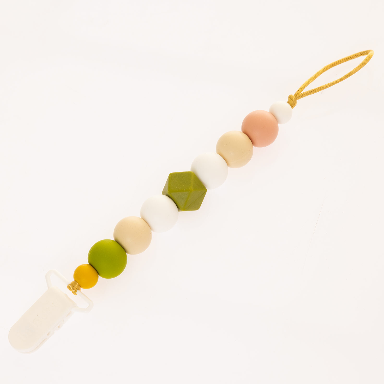 Boncuklu Silikon Emzik Askısı