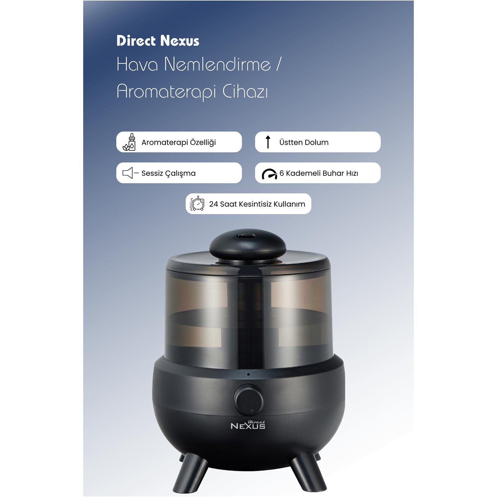 Buhar Makinesi - Siyah