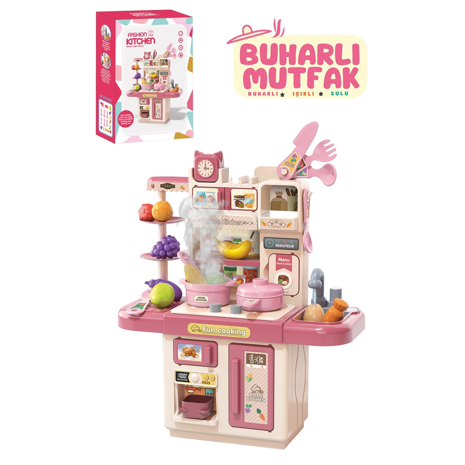 Buharlı Pilli Mutfak Set