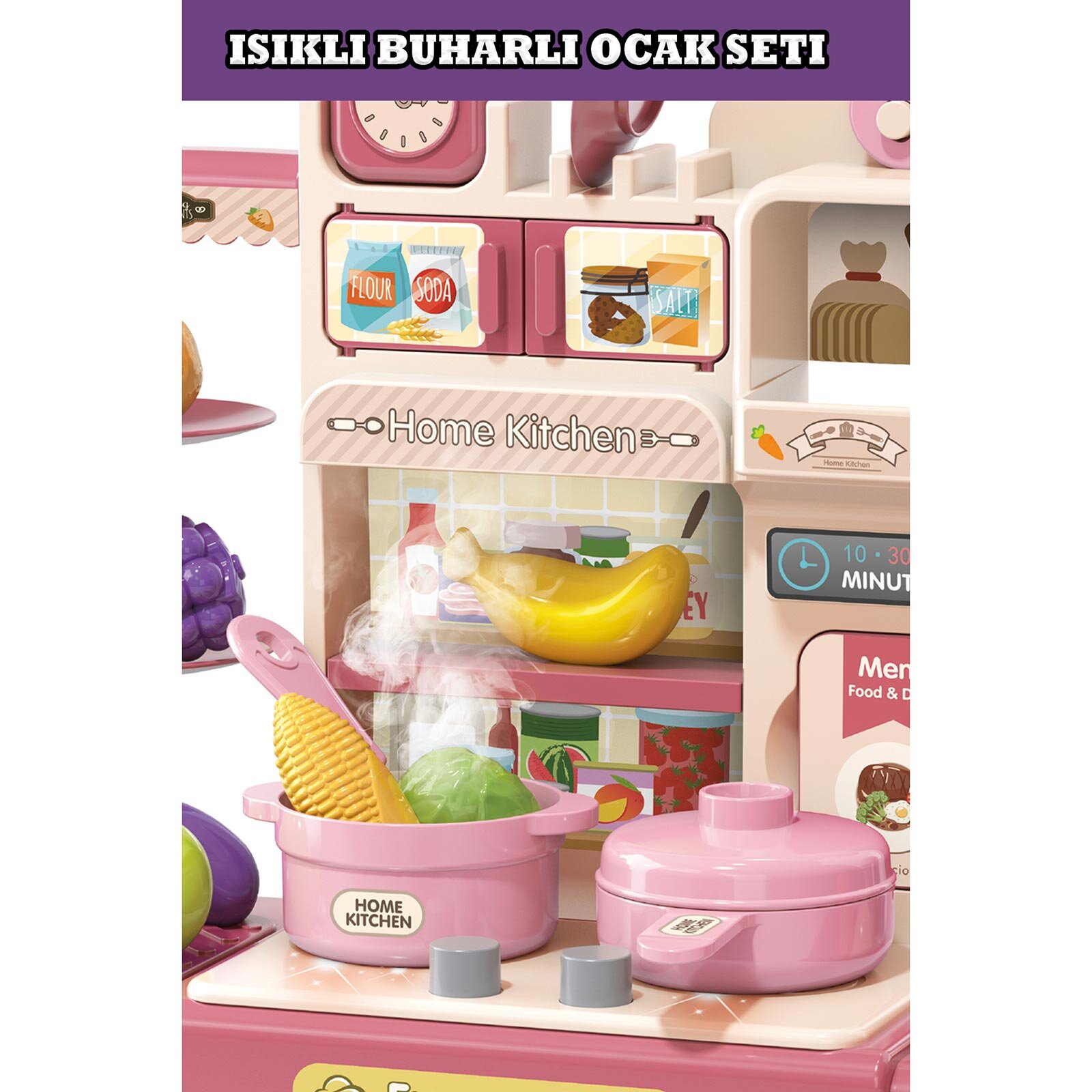 Buharlı Pilli Mutfak Set
