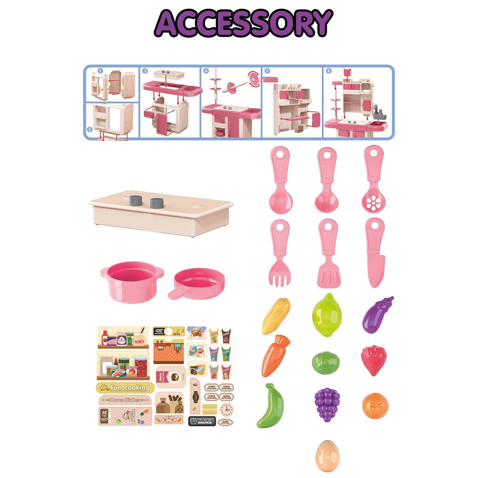 Buharlı Pilli Mutfak Set